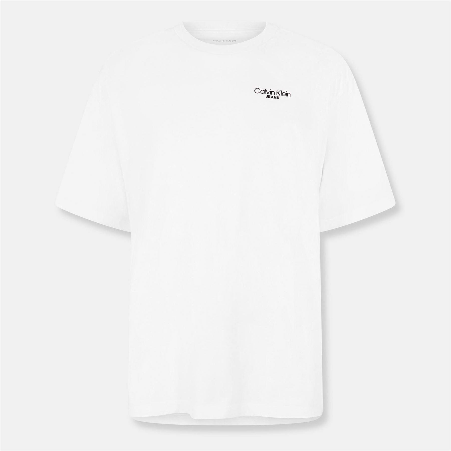 Calvin Klein Jeans Back Print Crew Neck Short Sleeve T-Shirt