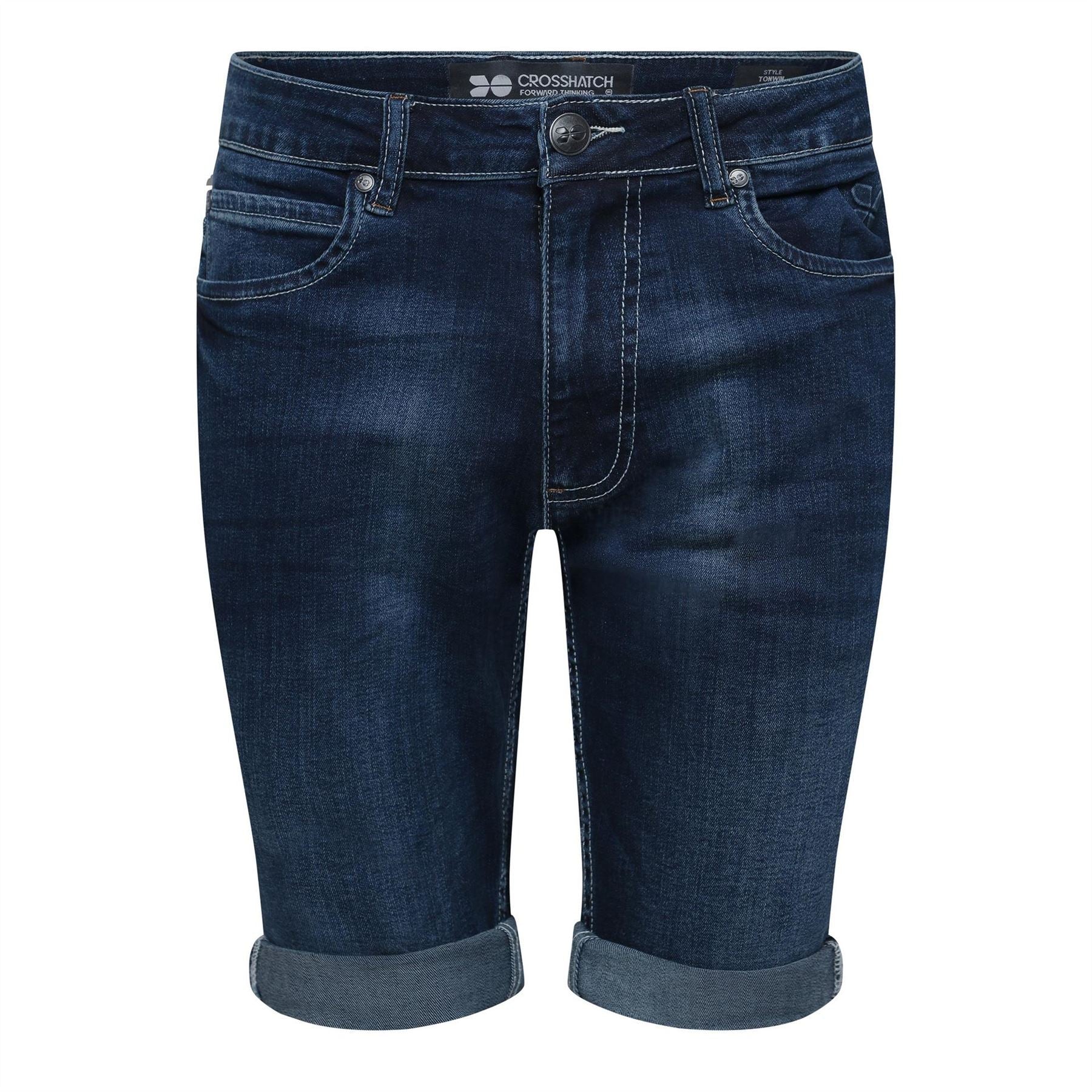 Crosshatch Tonwin Denim Shorts
