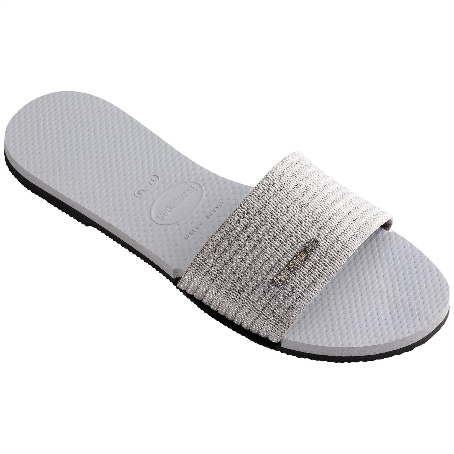 Havaianas Womens Hav. You Malta Metallic Comfy Blue Flip Flops