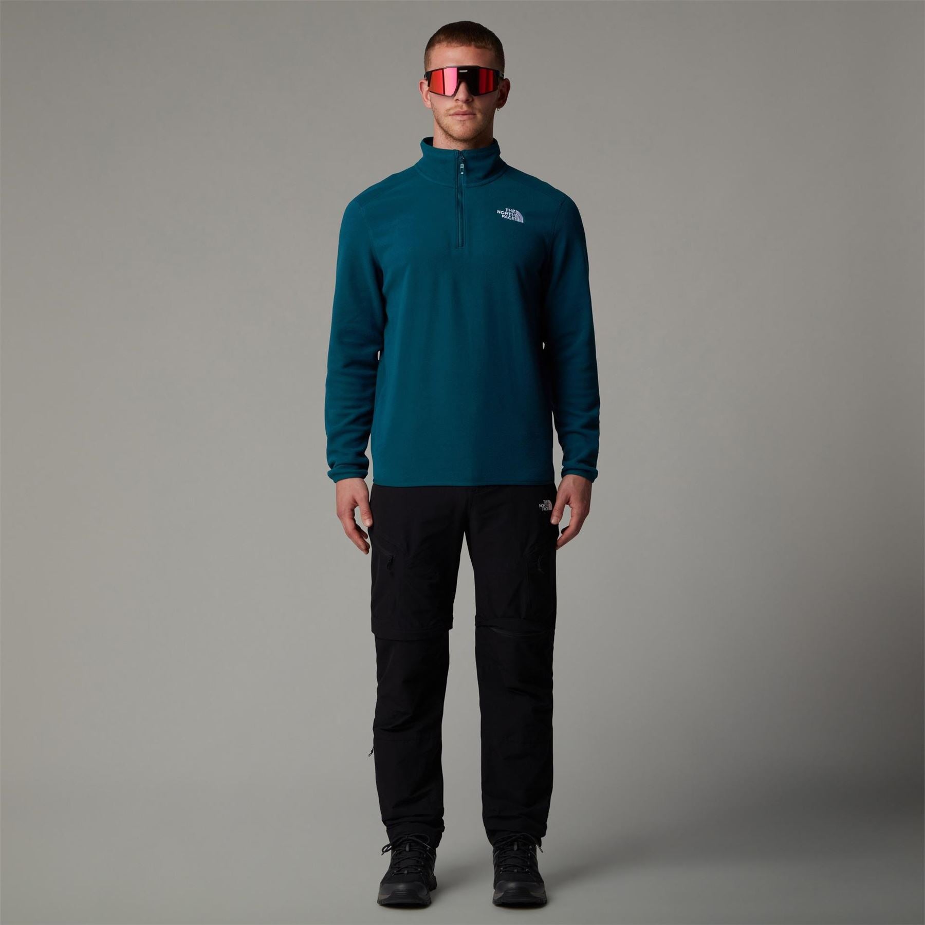 The North Face Mens 100 Glacier Quarter Zip Fleece