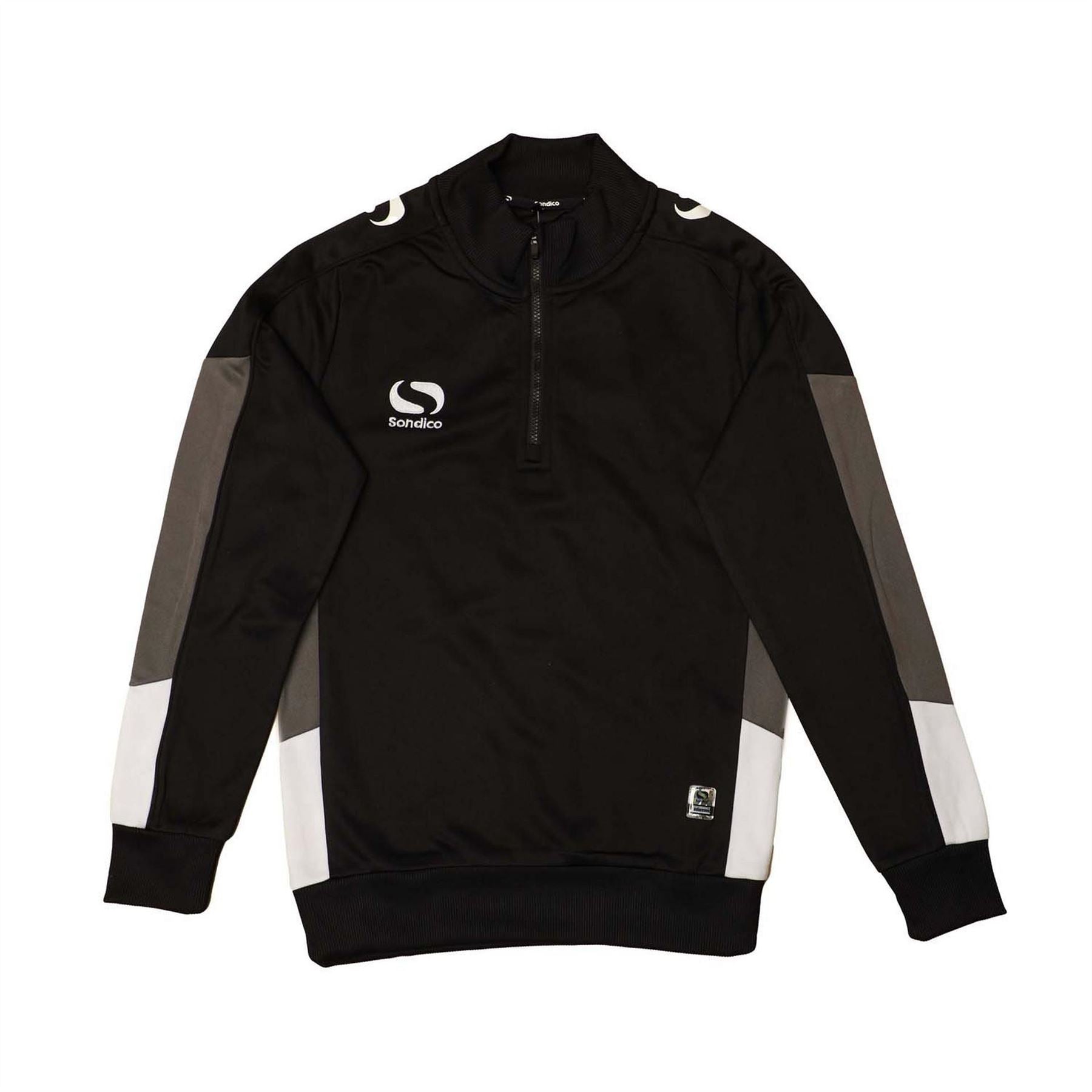 Sondico Vent Zip Neck Long Sleeve Sweatshirt
