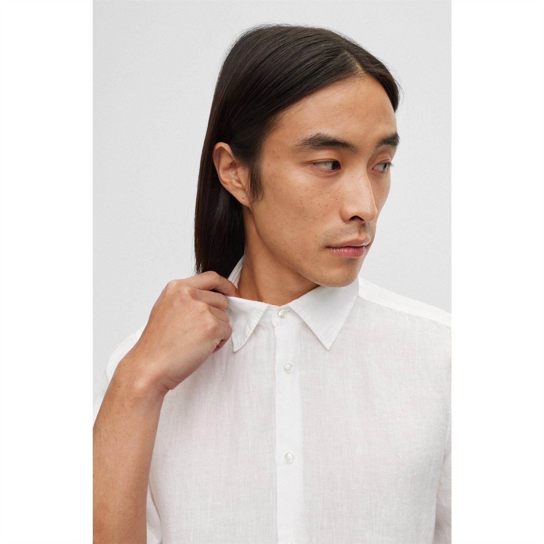 Boss Hbo Rash 2 Lin Short Sleeve Relaxed FiT-Shirt