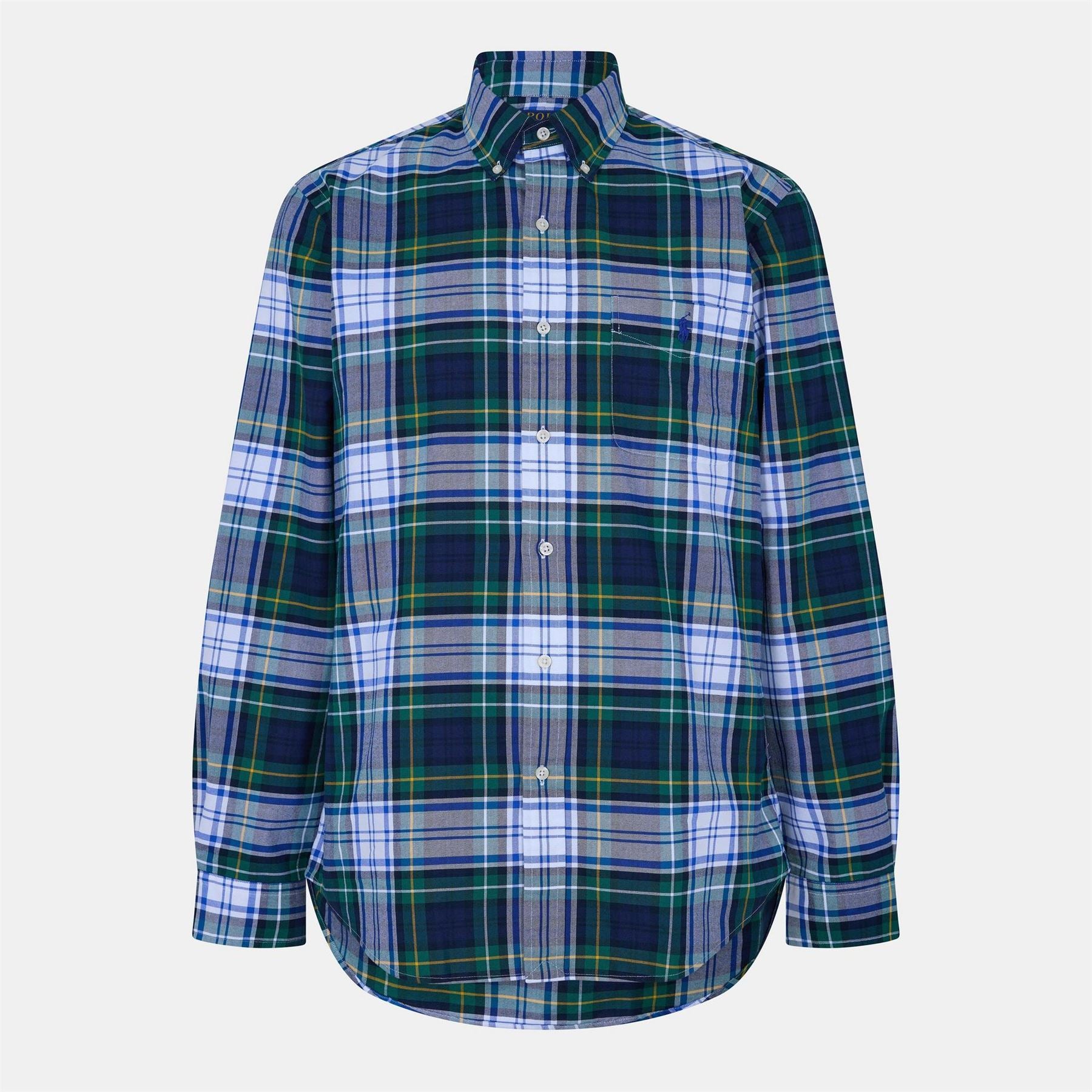 Polo Ralph Lauren Checkered Button Down Collar Long Sleeve Shirt