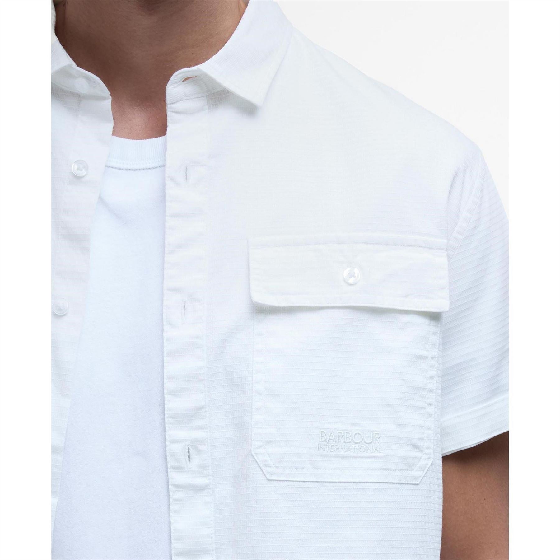 Barbour International Textured Short Sleeve Shirt