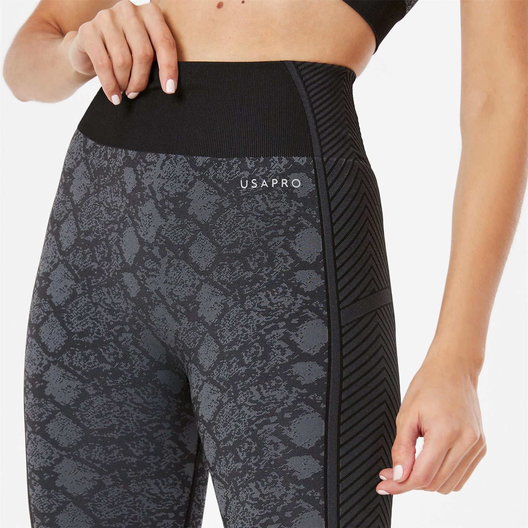 USA Pro Womens High Rise Seamless Tights