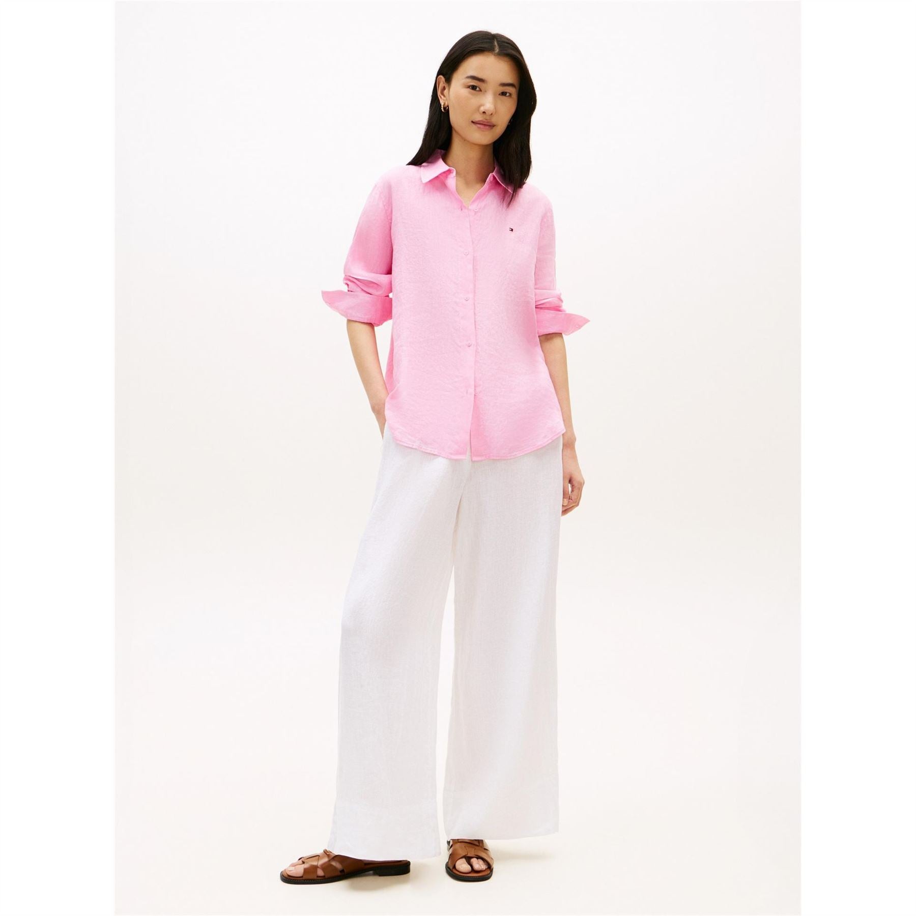 Tommy Hilfiger Long Sleeve Plain Shirt