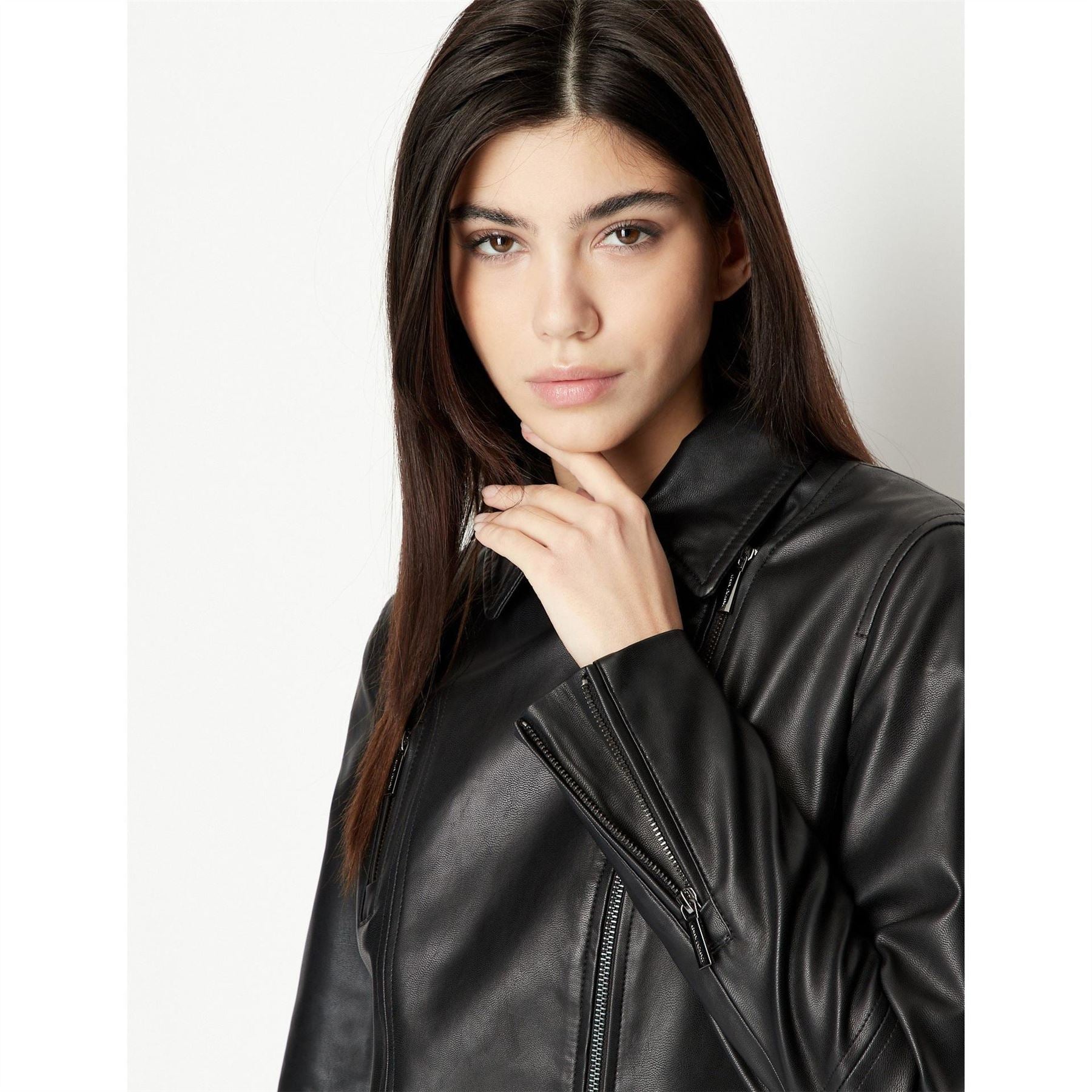 Armani Exchange Leather Jacket
