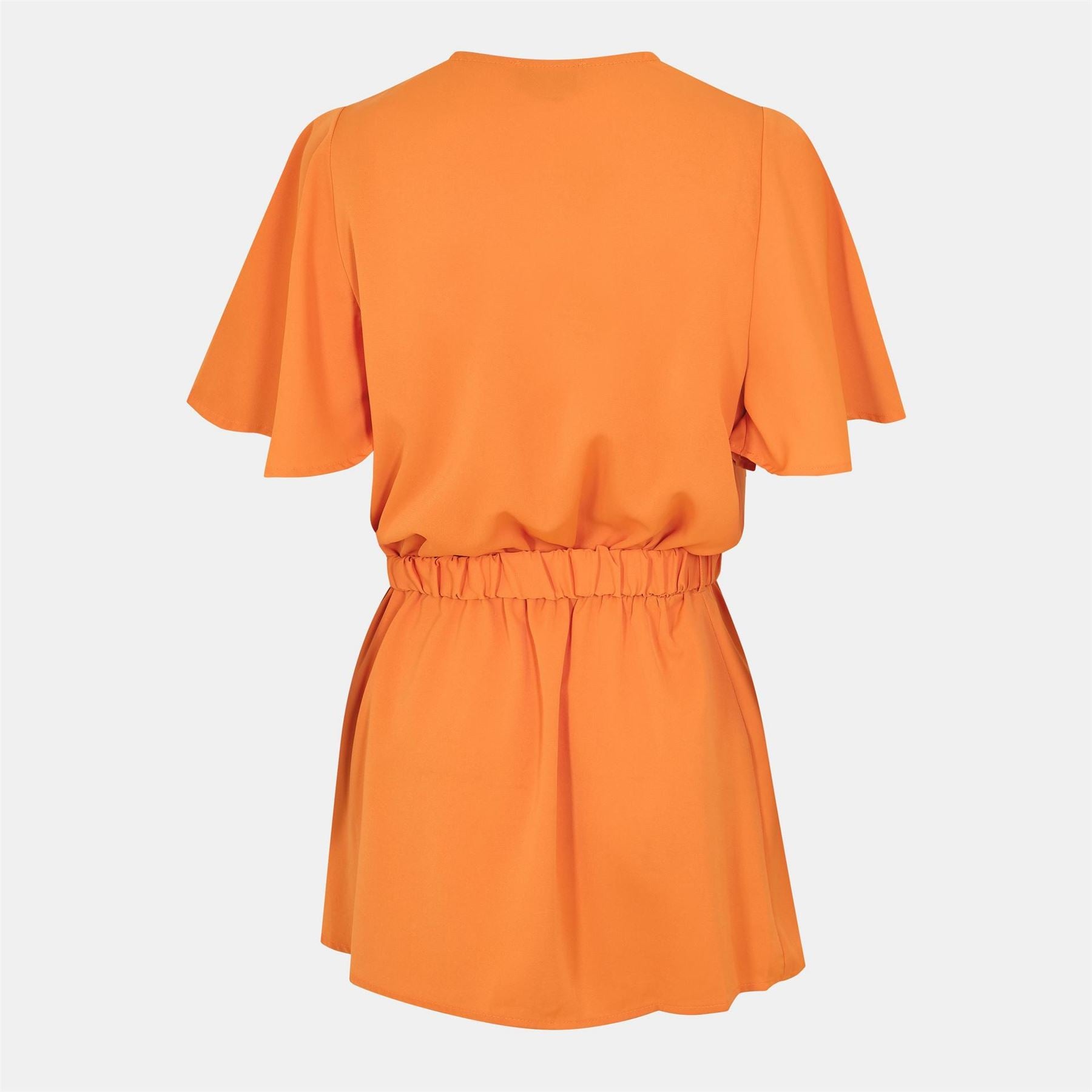AX Paris Short Sleeve Wrap Belted Top