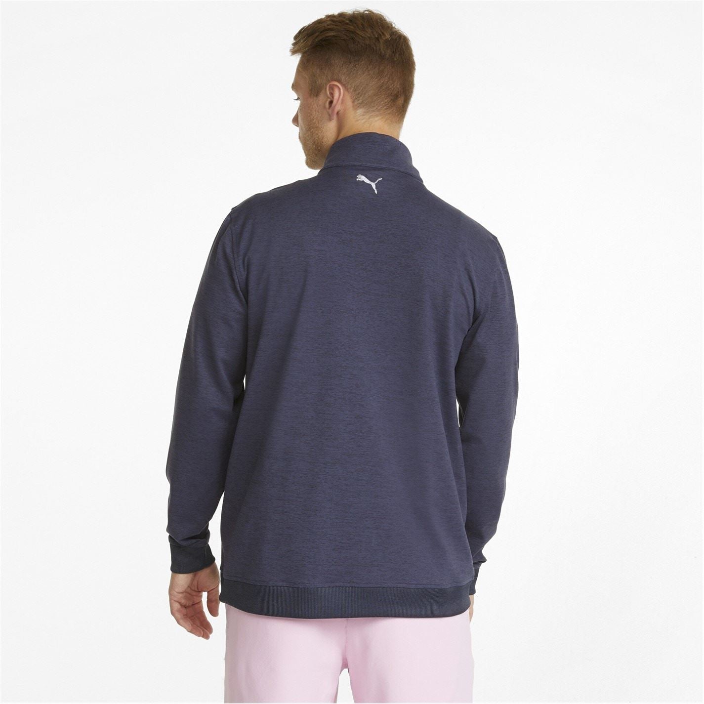 Puma Mens Ap Cloudspun Castle Quarter Zip Fleece
