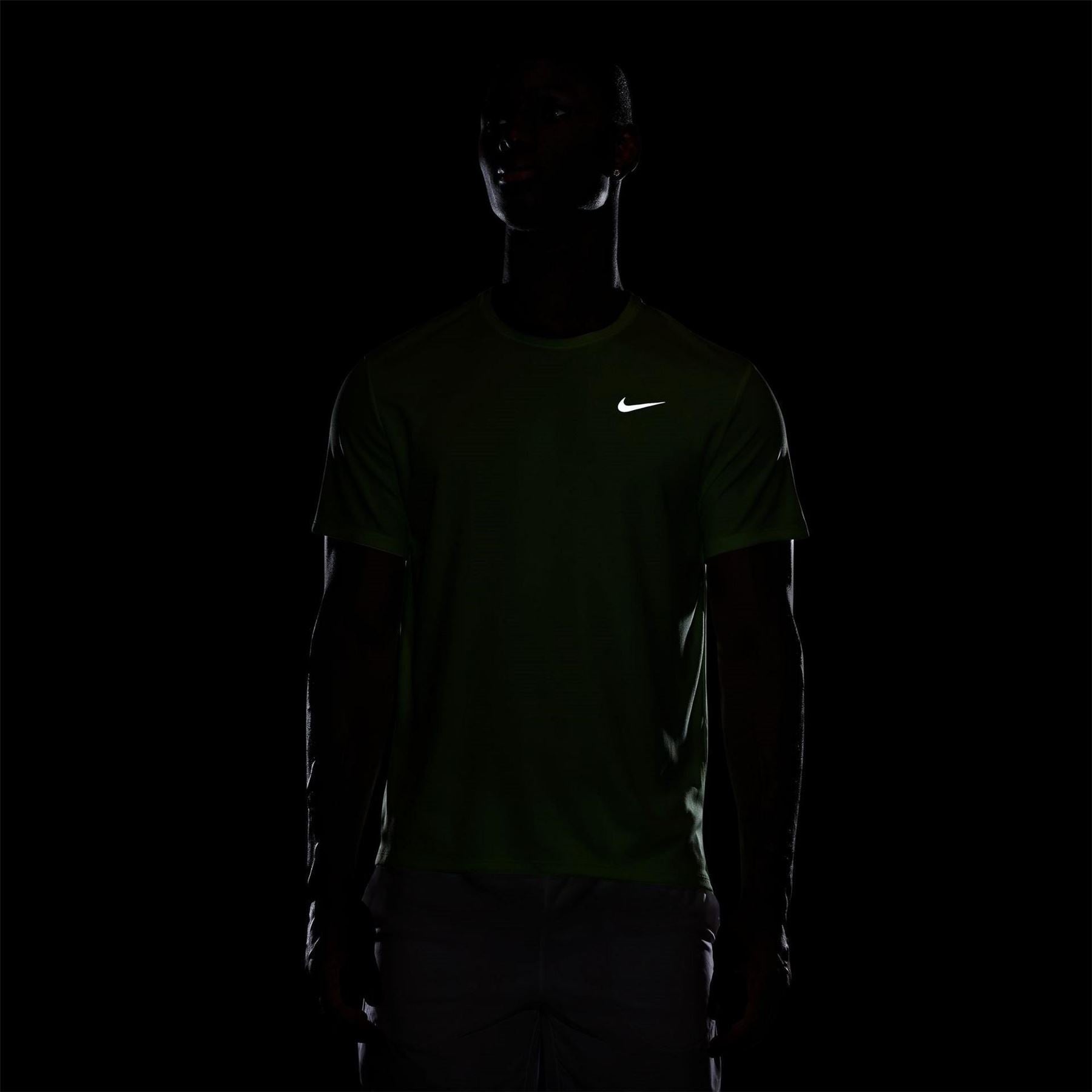 Nike Mens Drifit Miler Running Top