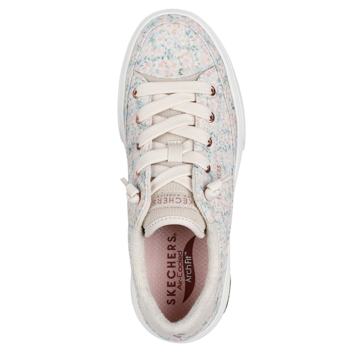 Skechers Womens Arch Fit Arcade   Flowa Powa Low Top Trainers