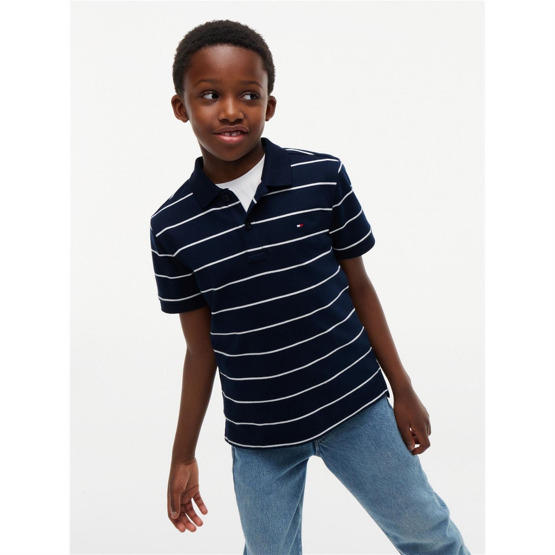 Tommy Hilfiger Logo Cotton Short Sleeve Polo