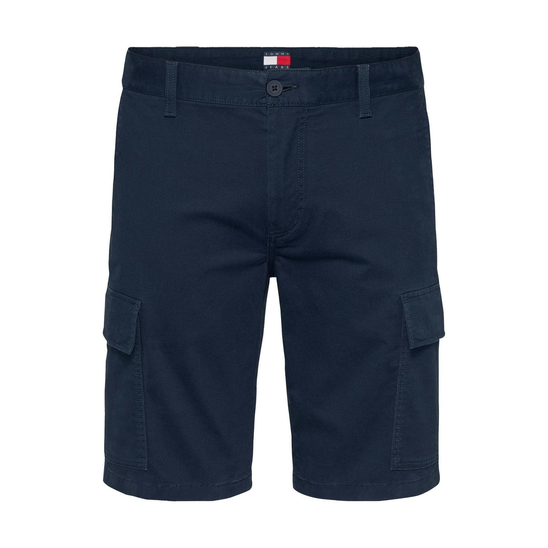 Tommy Jeans Solid Patterned Regular Fit Cargo Shorts