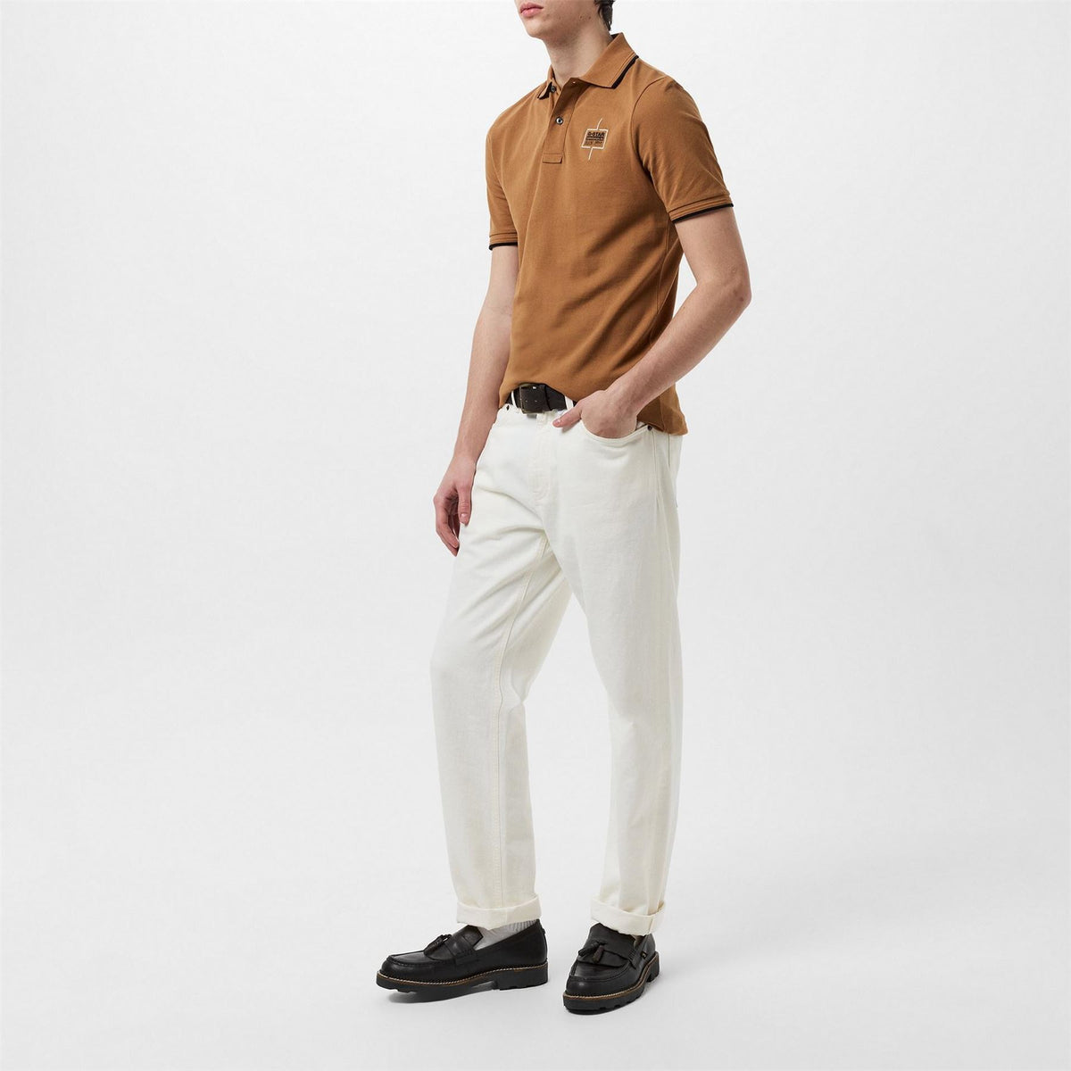 Farah Morfield Moccasin Loafers with Lug Sole