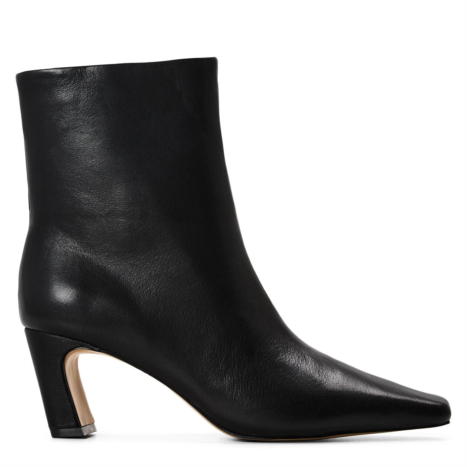Aldo Bethina Leather Square Toe Heeled Ankle Boots