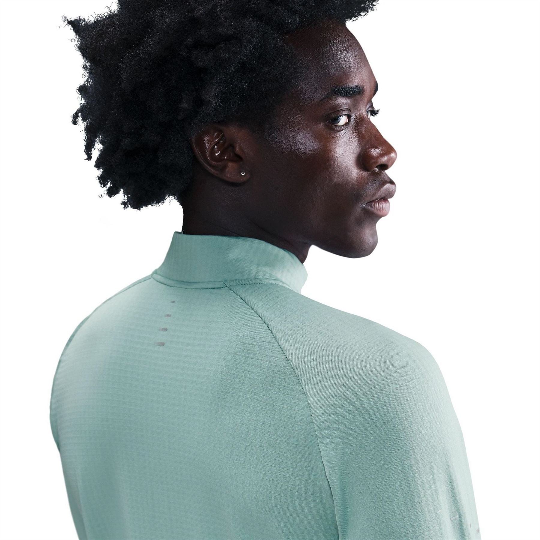 Nike Run Zip Neck High Collar Long Sleeve Competition T-Shirt
