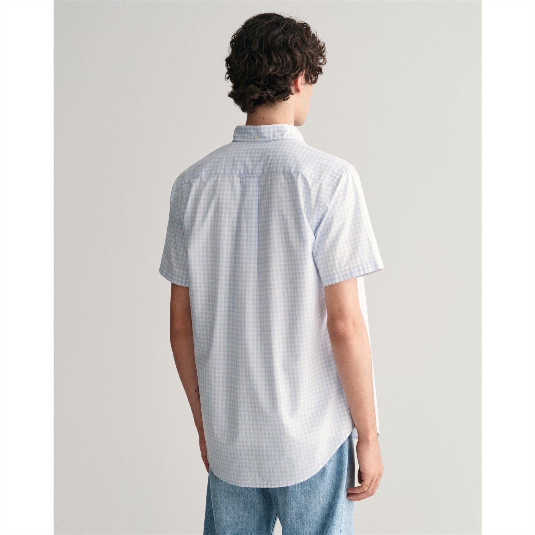 Gant Fit Classic Gingham Poplin Short Sleeve Shirt