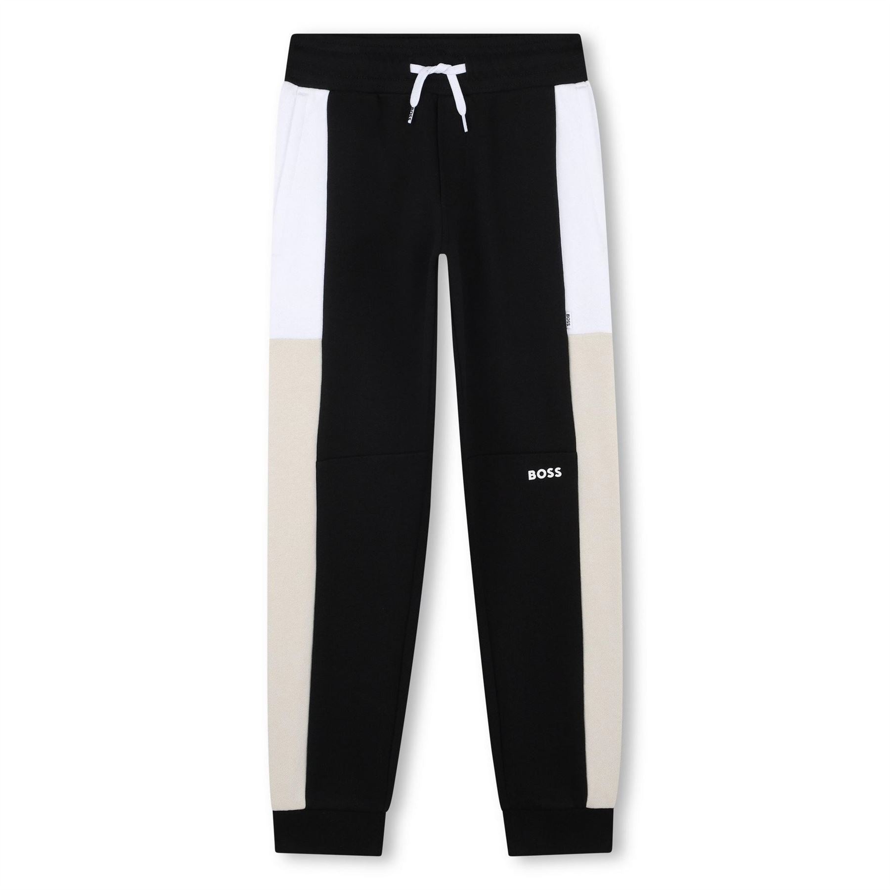 Boss Colour Cotton Terry Jogging Bottoms