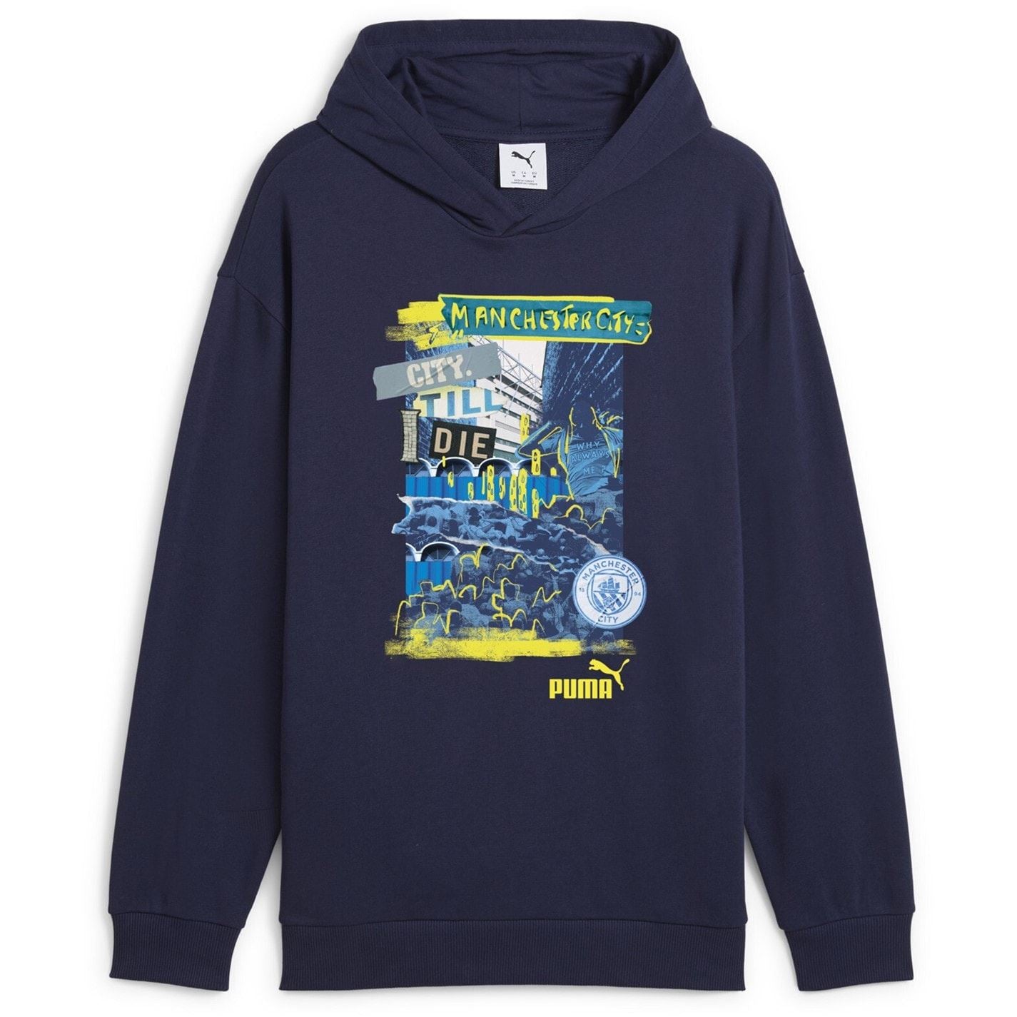 Puma Manchester City Ftblnrgy+ Hoodie Adults