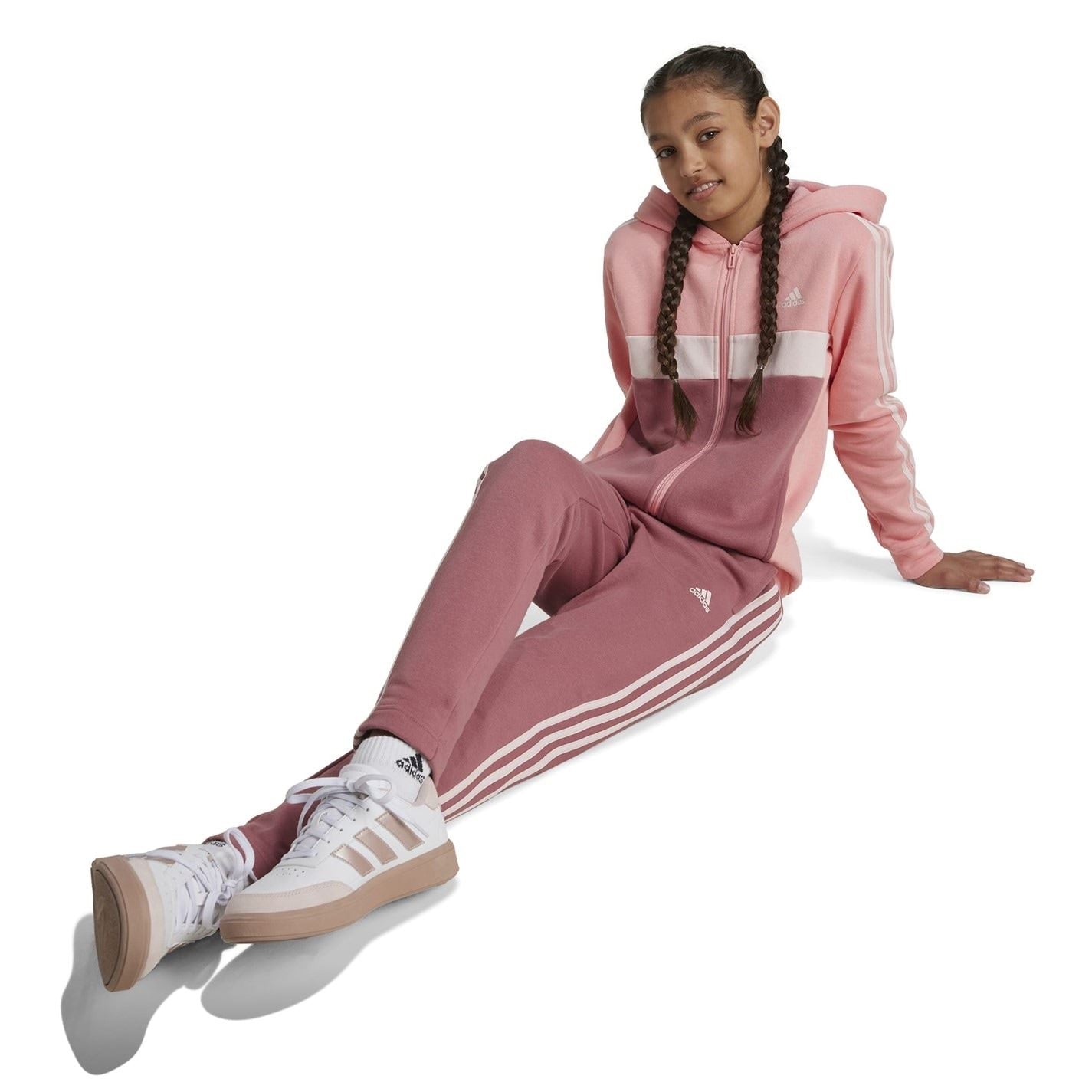 adidas Tiberio Fleece Tracksuit Juniors