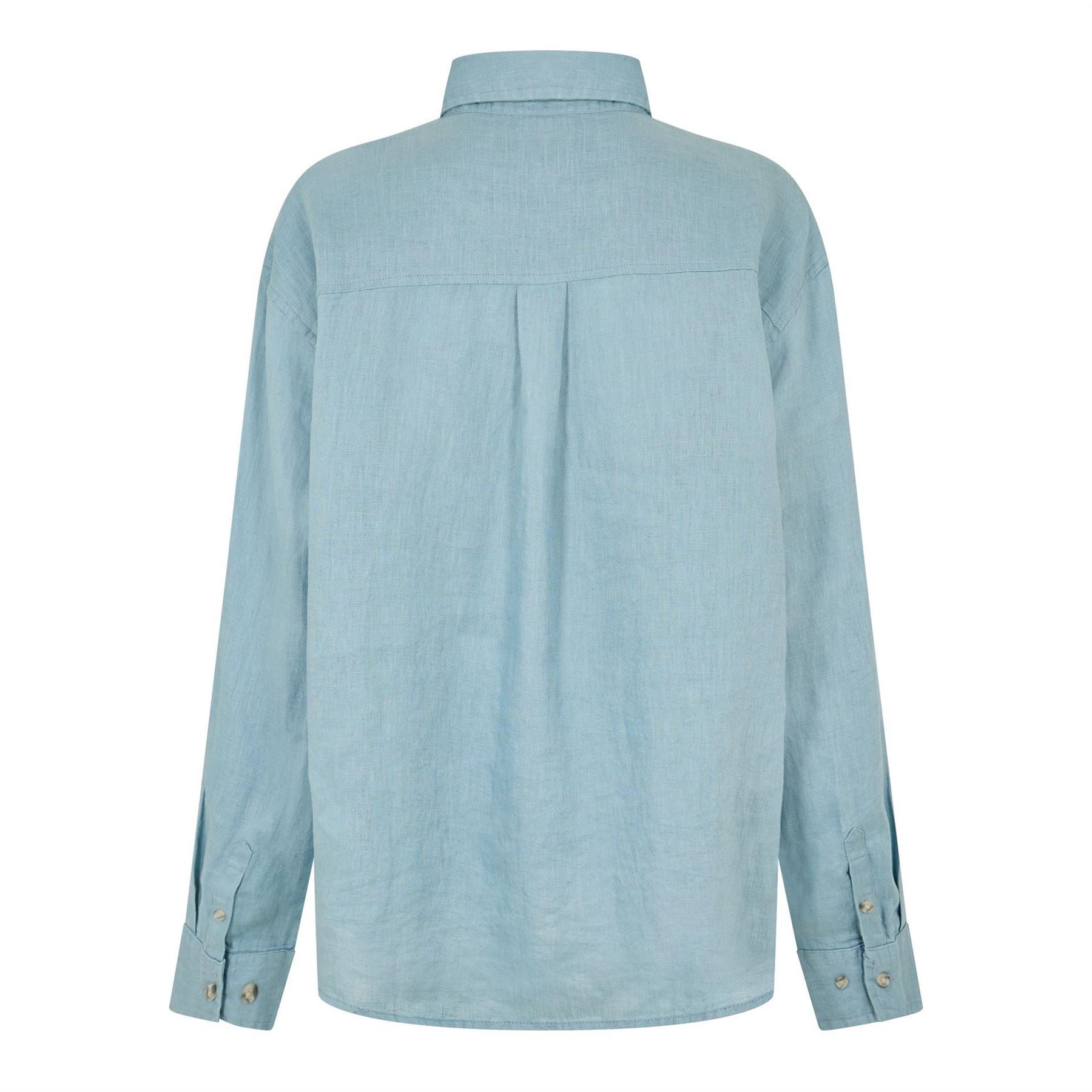 Timberland Linen Citadel Collared Long Sleeve Shirt