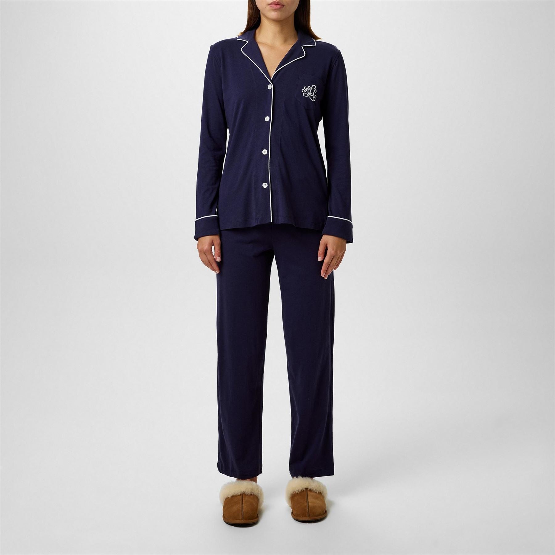 Lauren by Ralph Lauren Classic Notch Pyjama Set