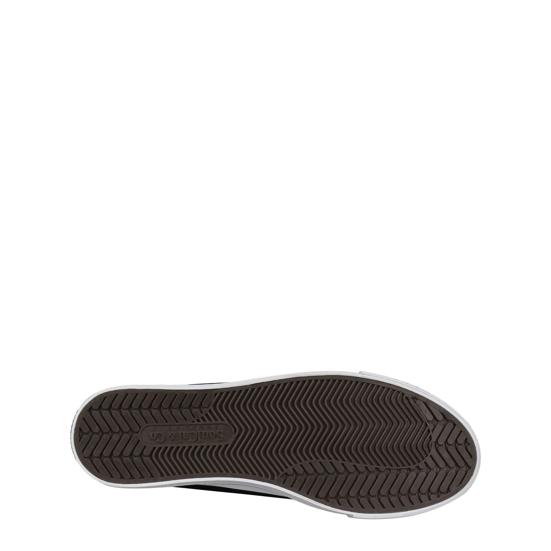 SoulCal Womens Canvasas High Top Platform Trainers