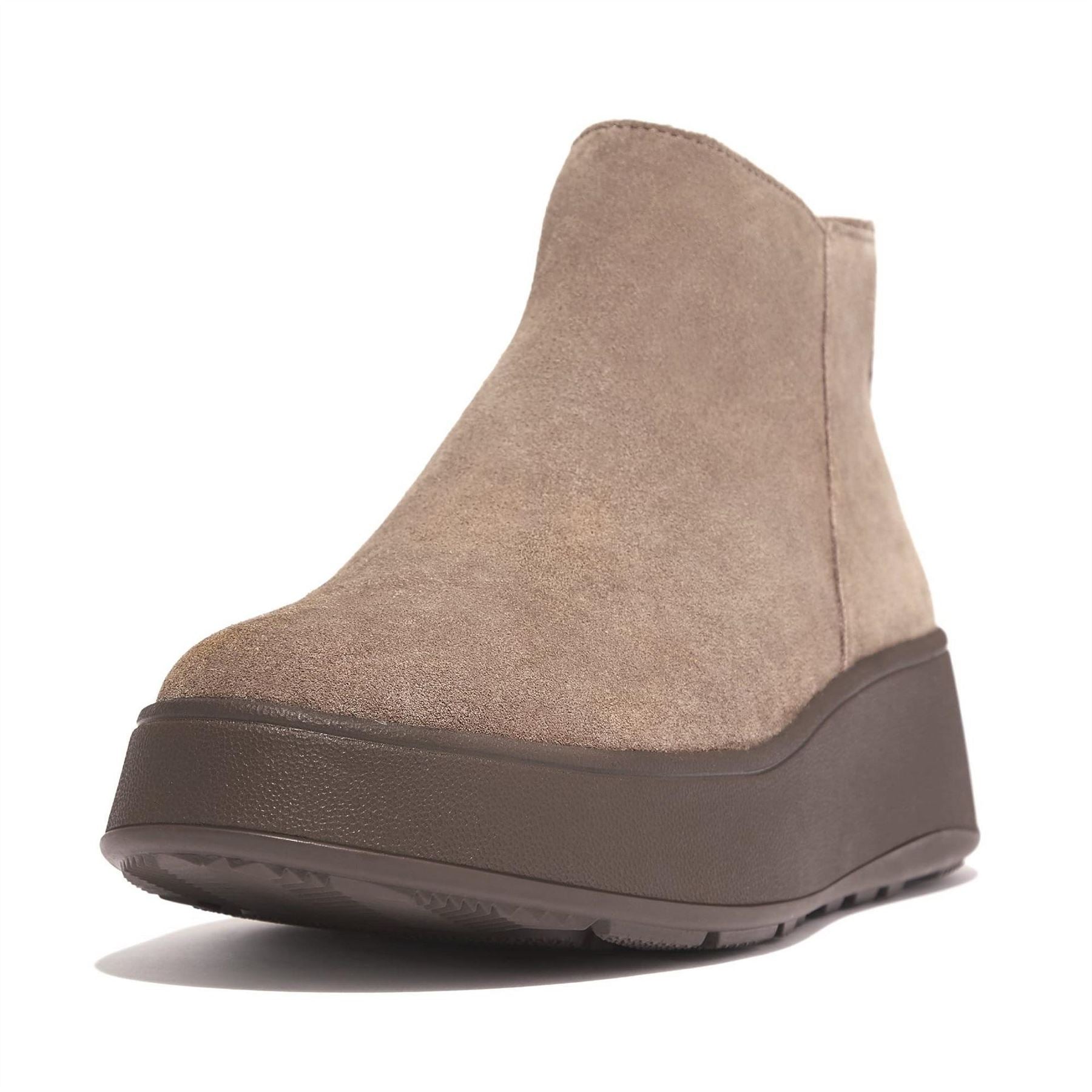 Fitflop Mode Suede Flatform Zip Ankle Boots