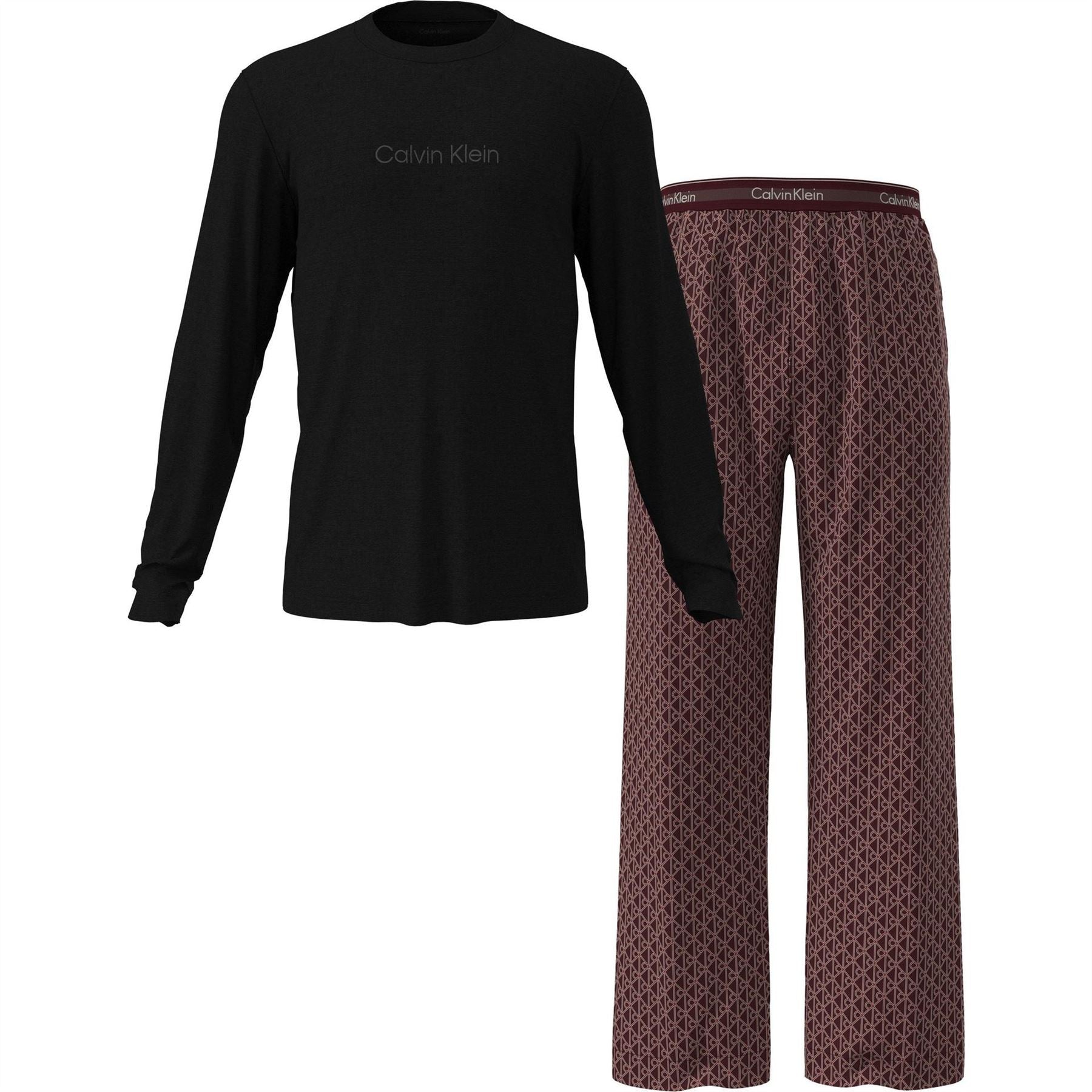 Calvin Klein Long Sleeve Crew Neck Pyjama Set