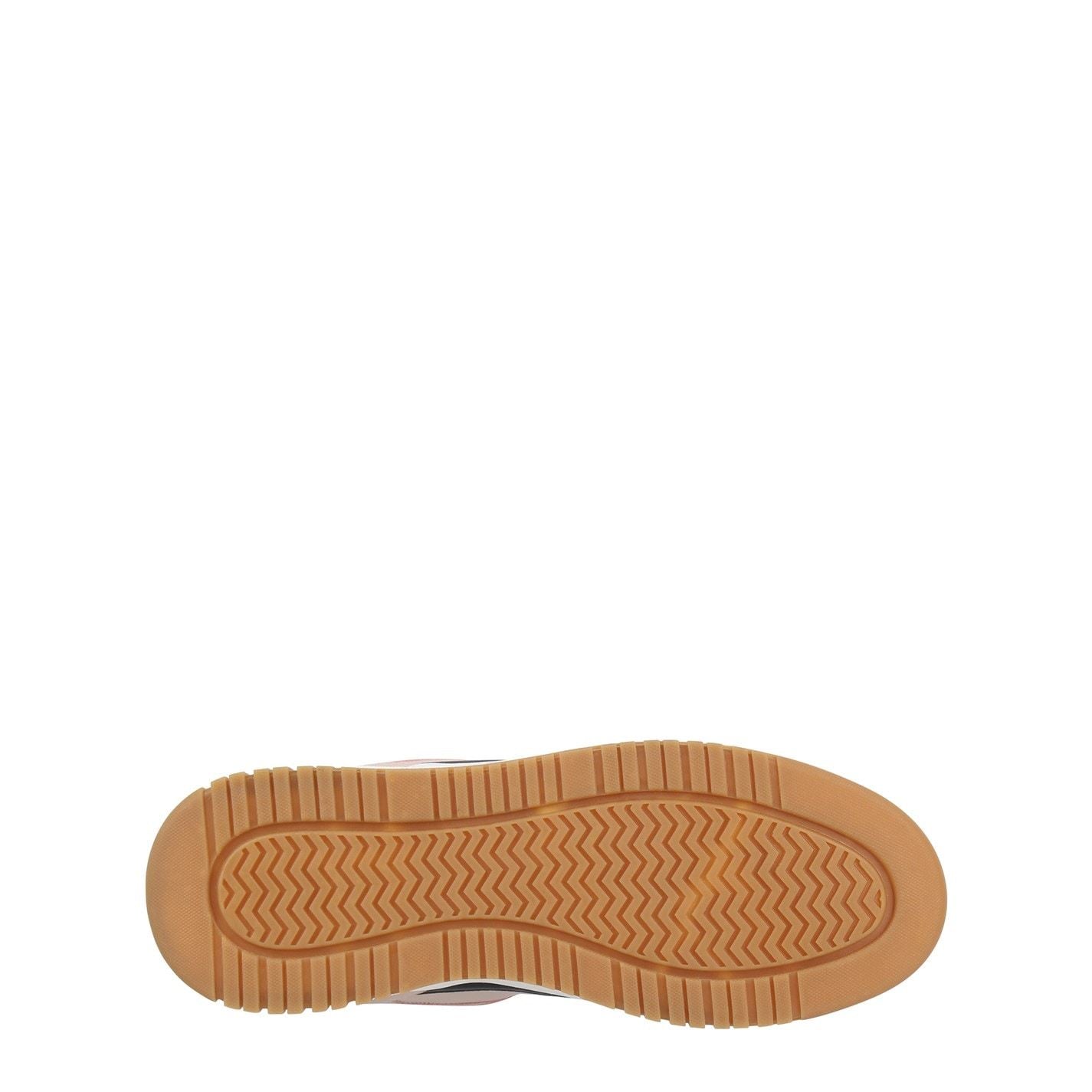Fabric JN54 Round Toe Flat Heel Trainers