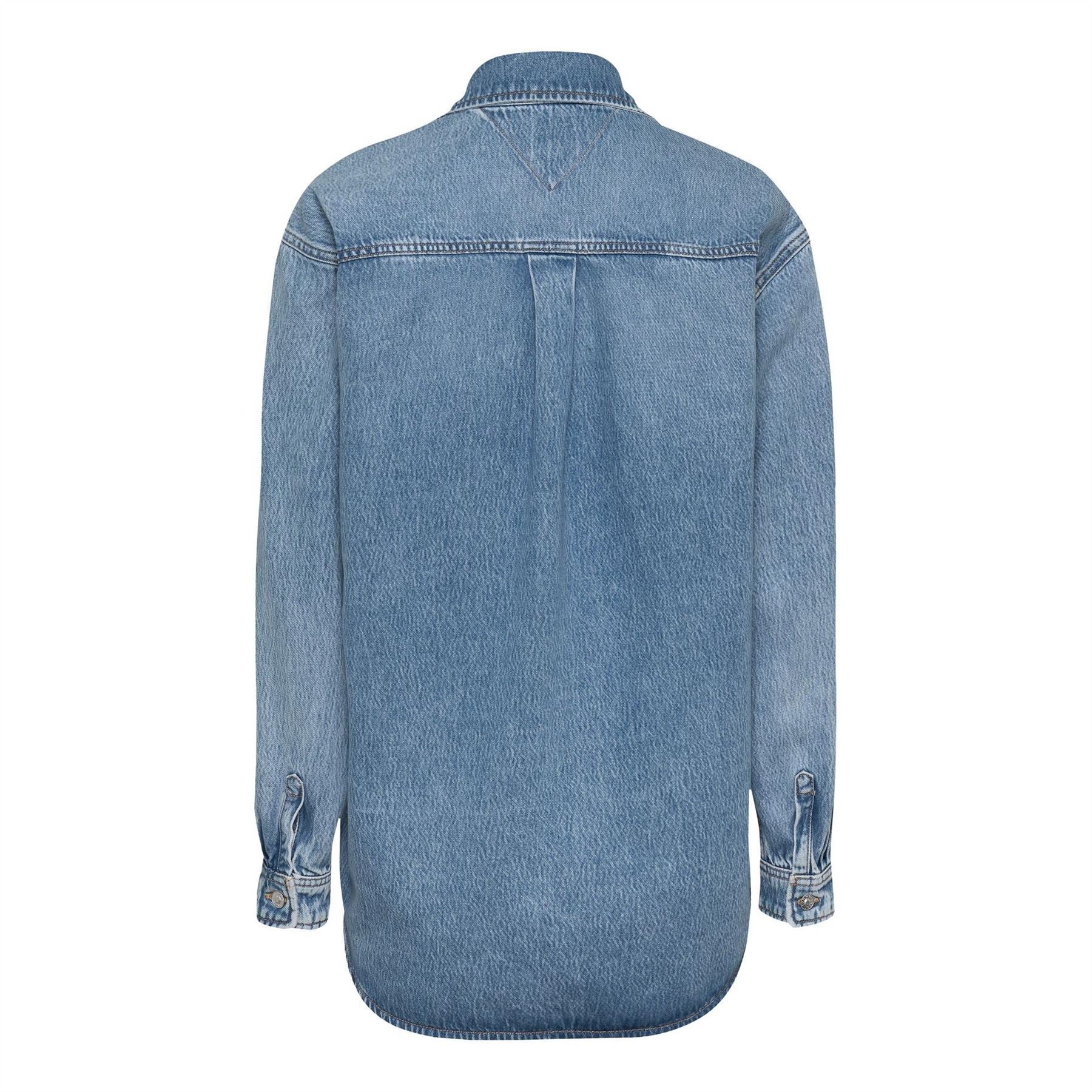Tommy Jeans Denim Long Sleeve Relaxed Fit Shirt