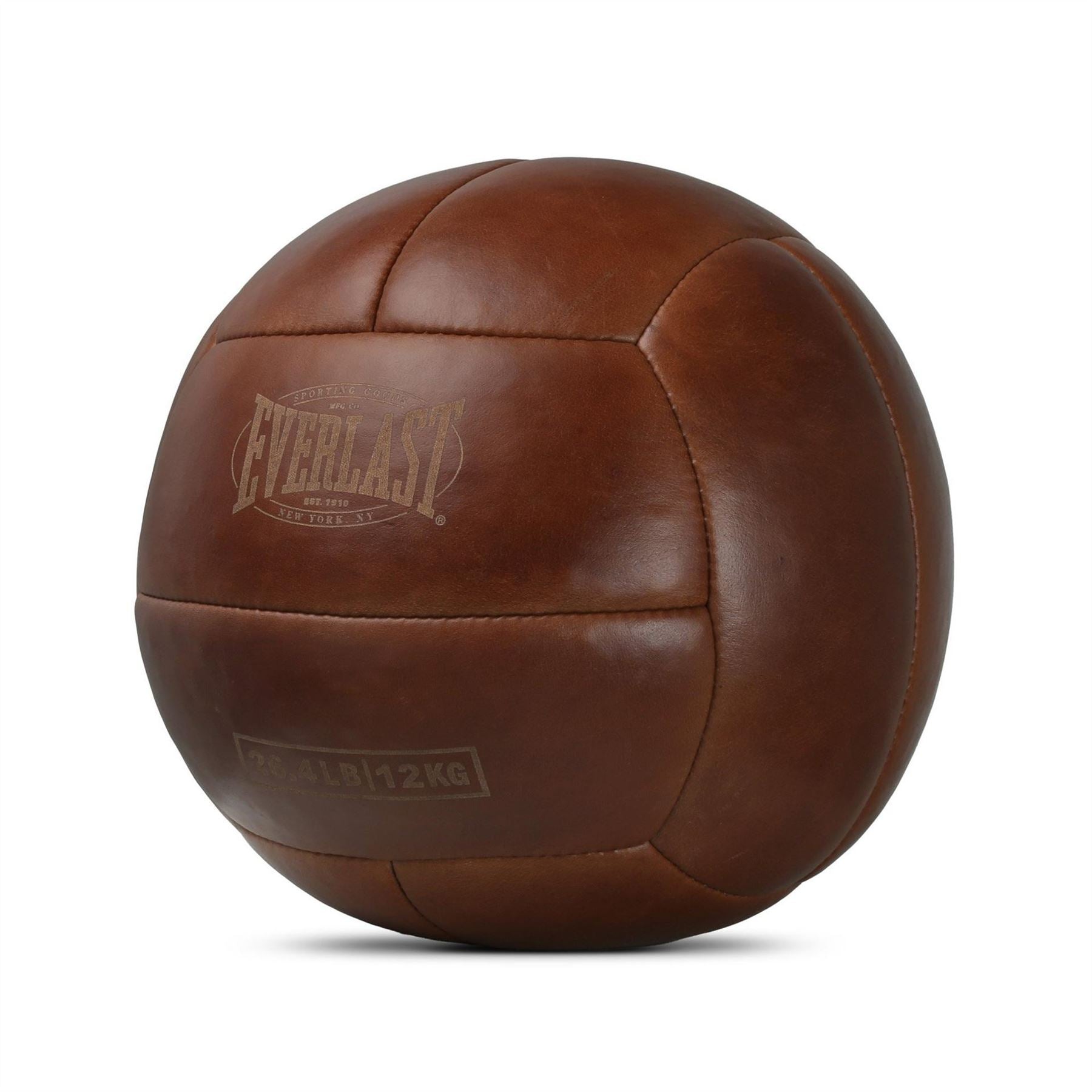Everlast 1910 Pro Leather Medicine Ball