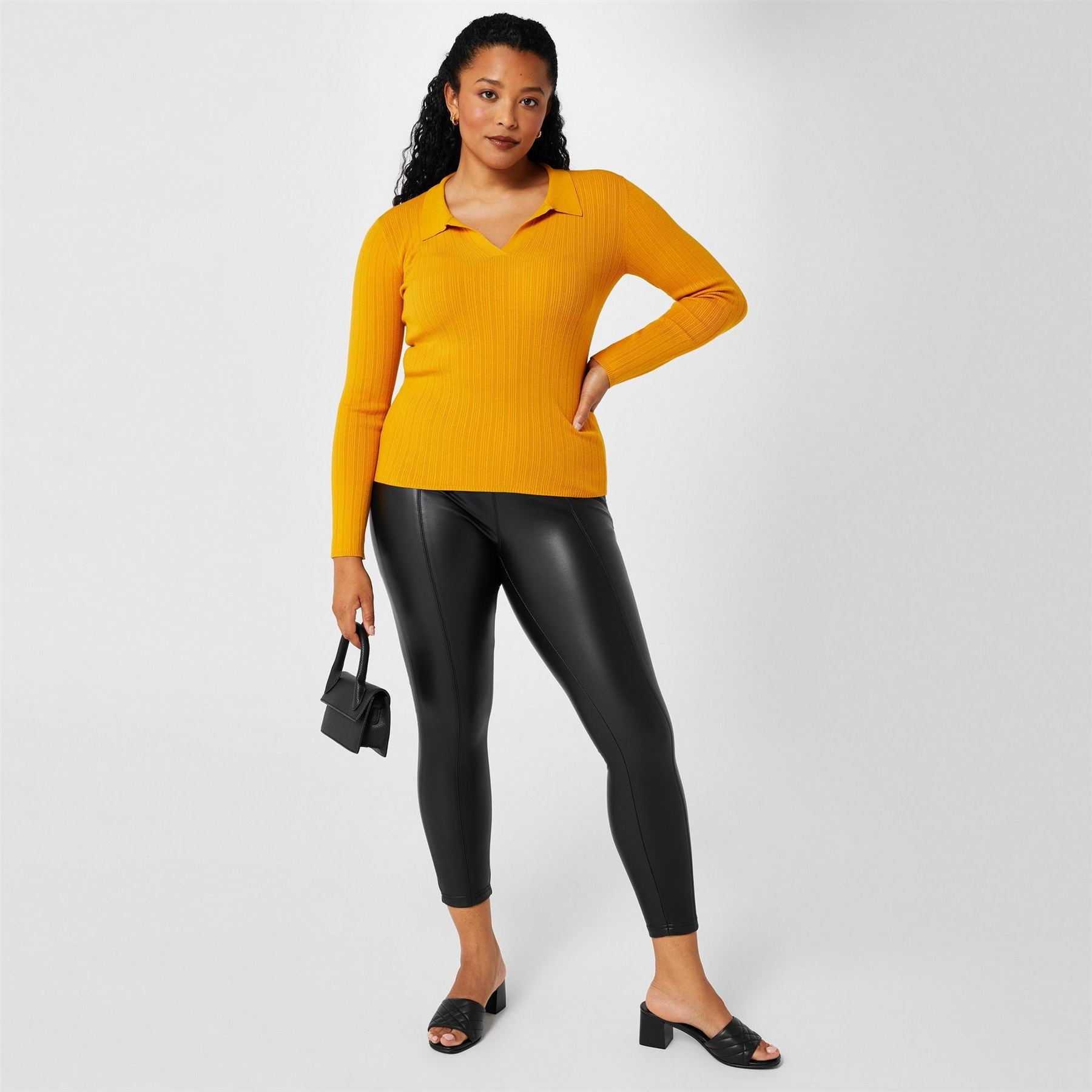 Biba Pu Stretch Legging