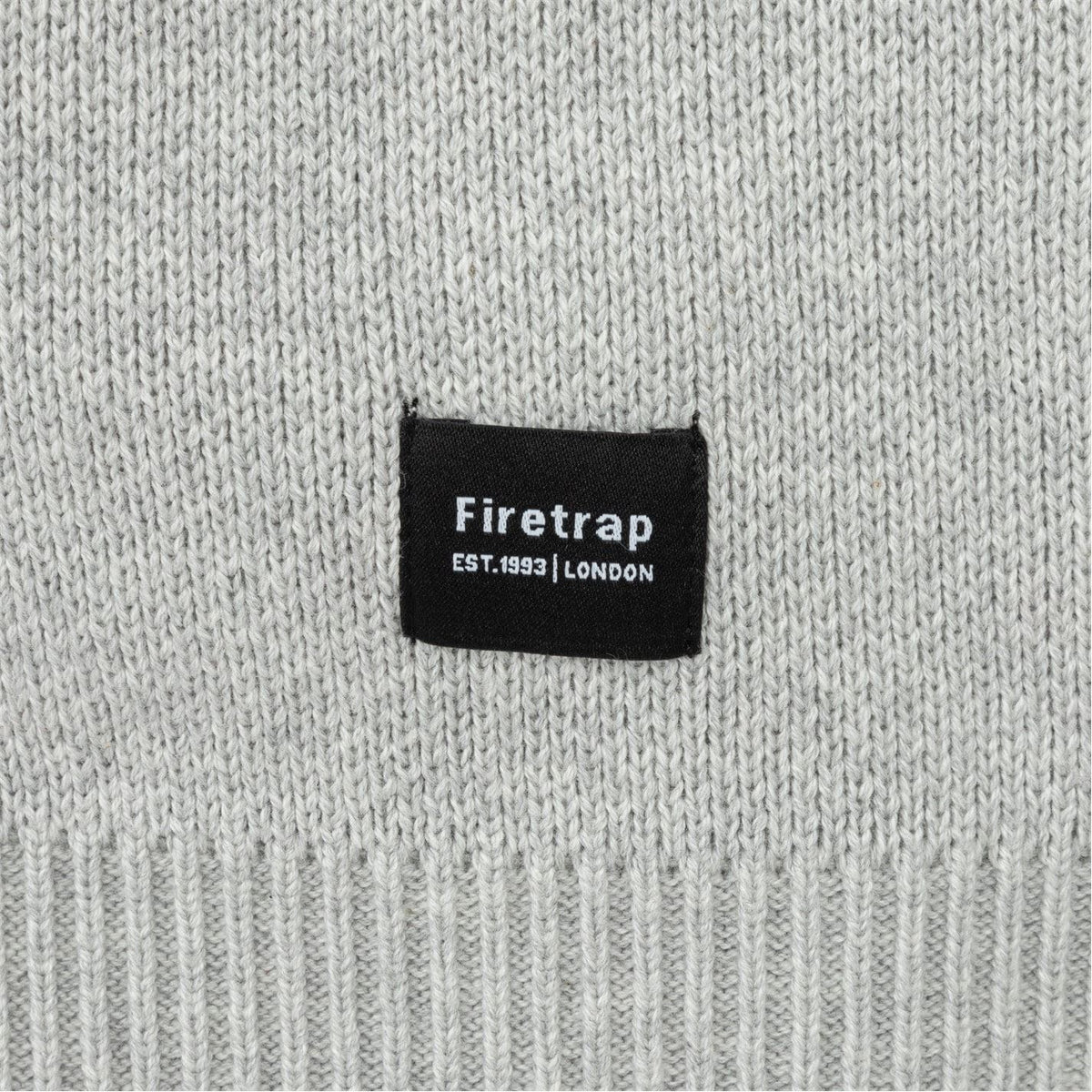 Firetrap Mens Crew Neck Sweater Knitted Jumper