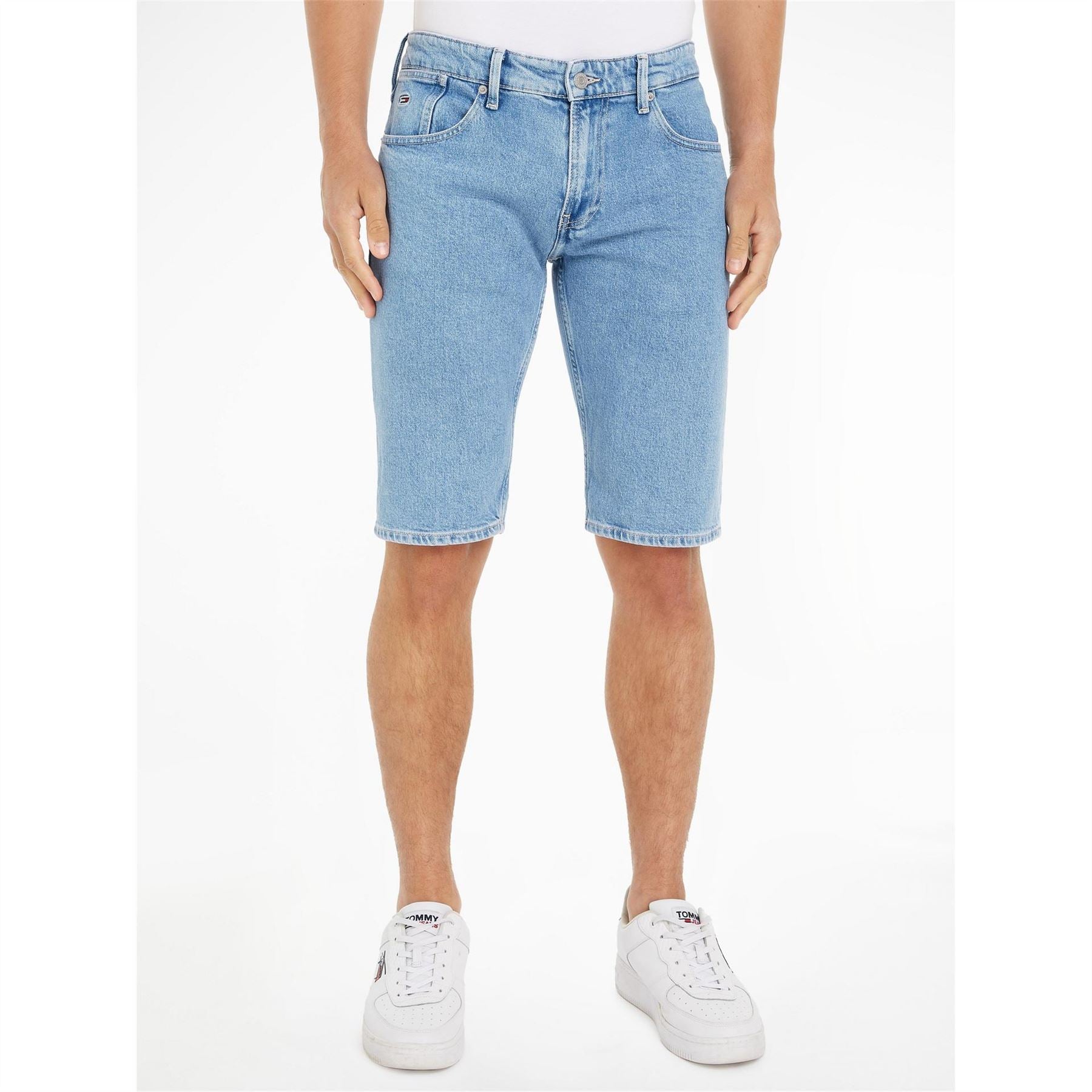 Tommy Jeans Denim Bermuda Shorts Light Wash