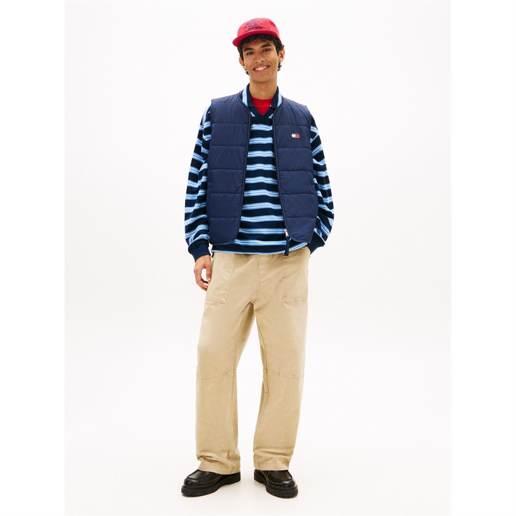 Tommy Jeans Flag Quilt Vest Sn62