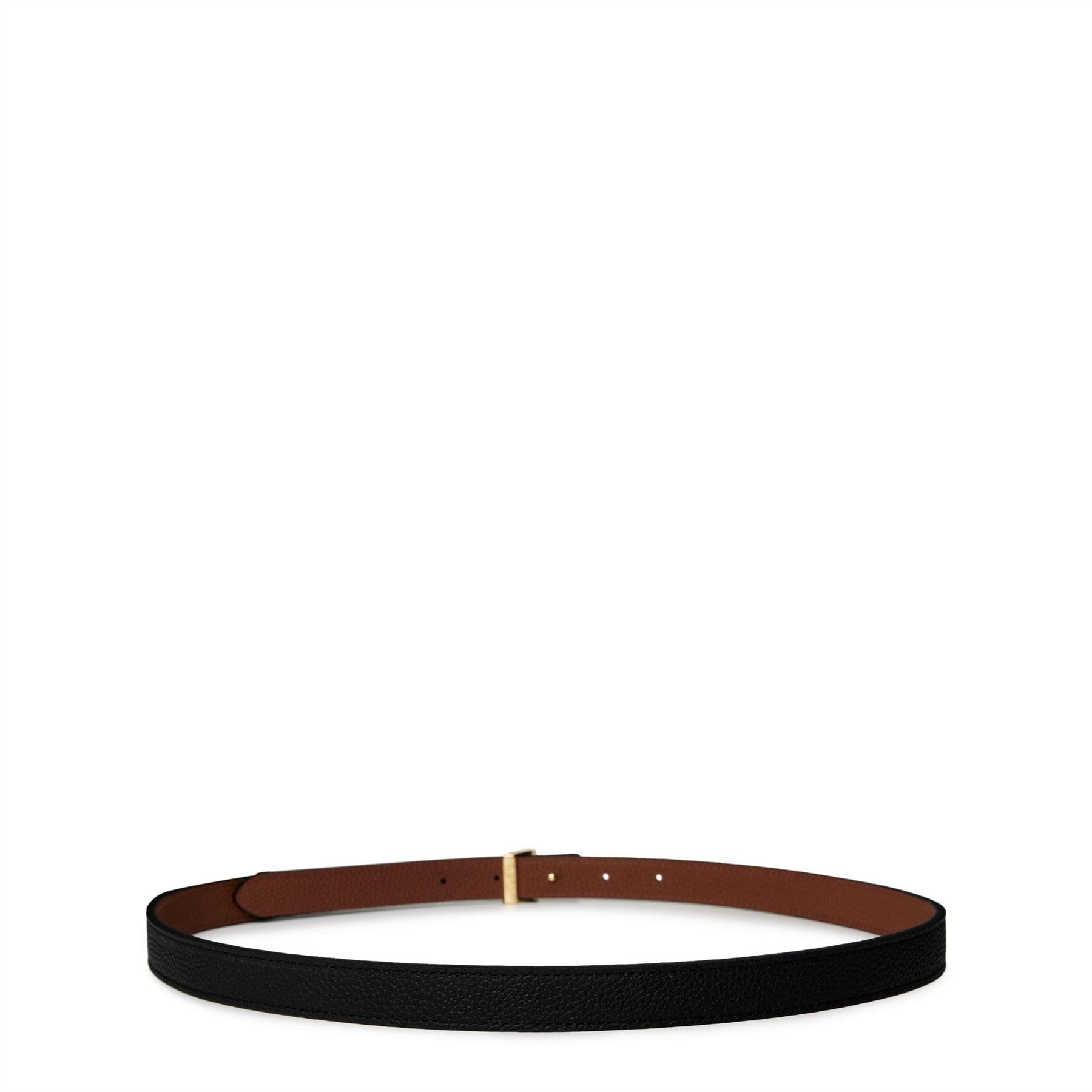 Lauren by Ralph Lauren Reversible Leather Skinny Belt