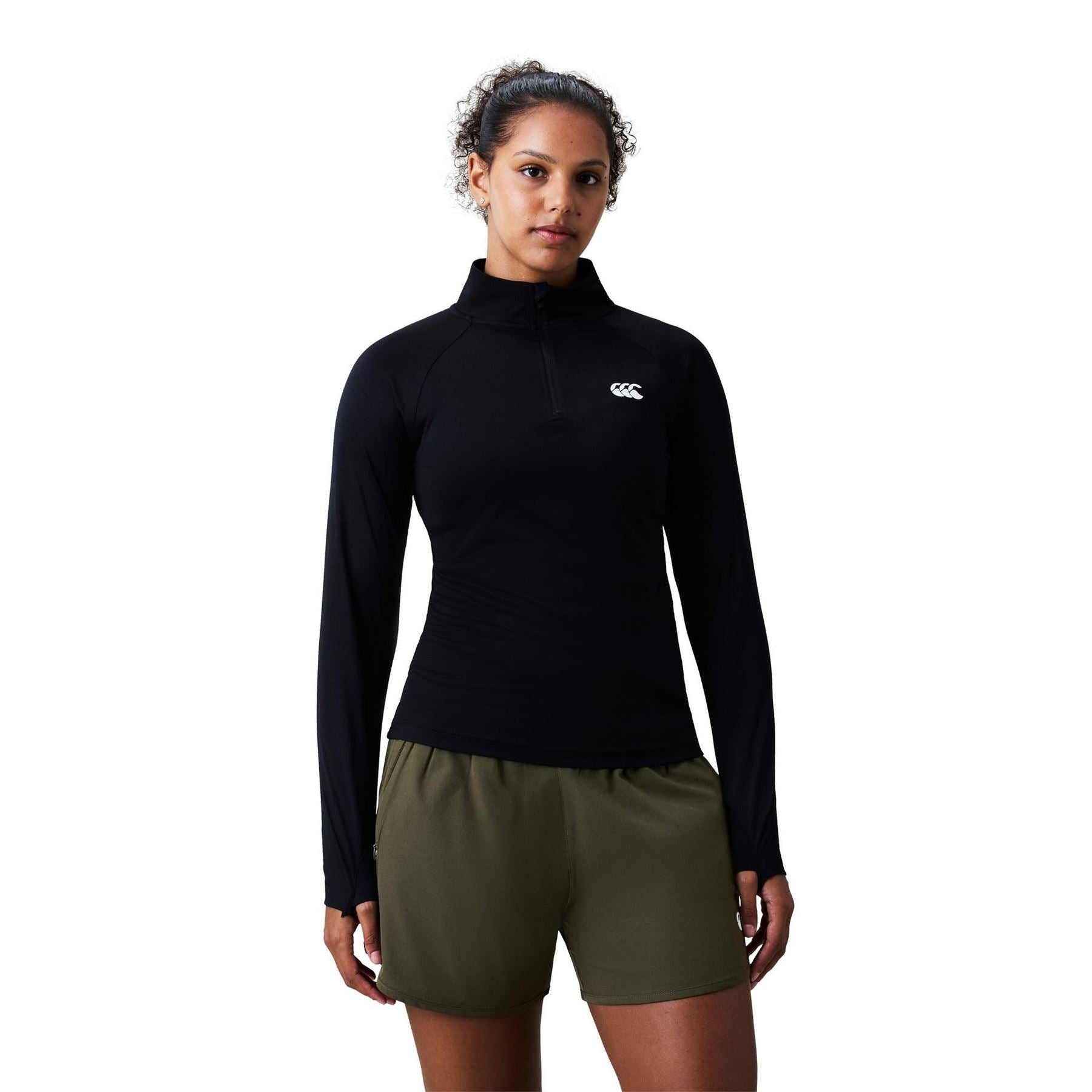 Canterbury Tempo+ Quarter Zip Long Sleeve T-Shirt