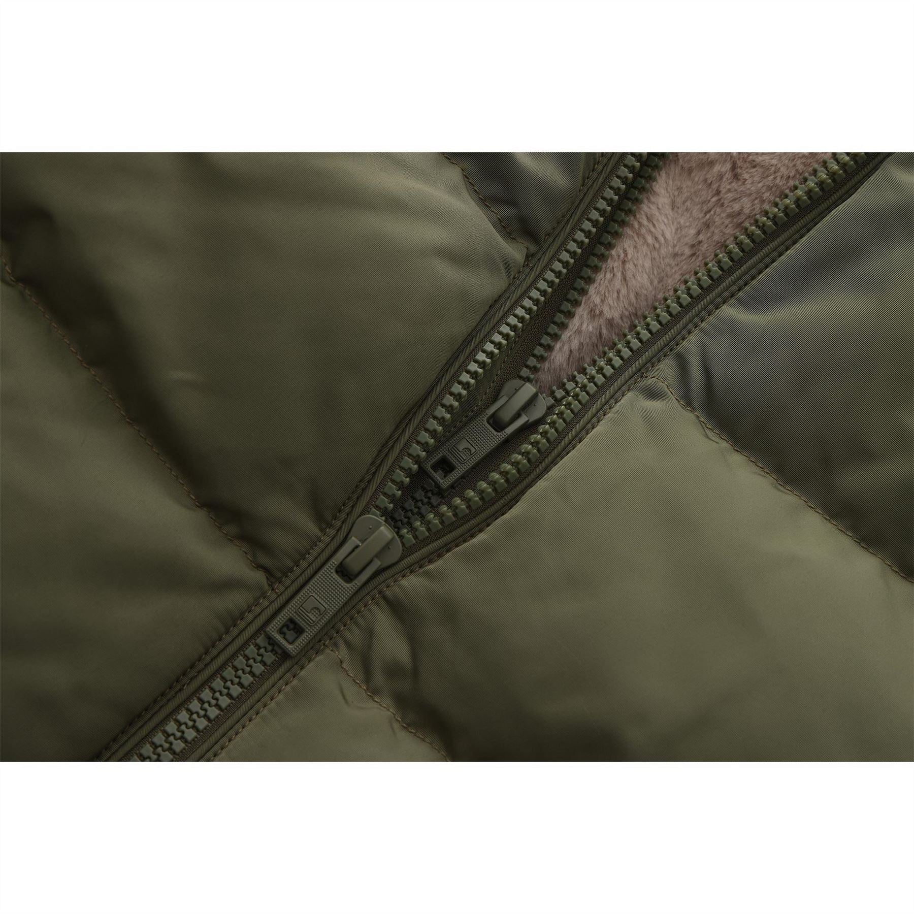 SoulCal 2 Zip Bubble Jacket For Ladies