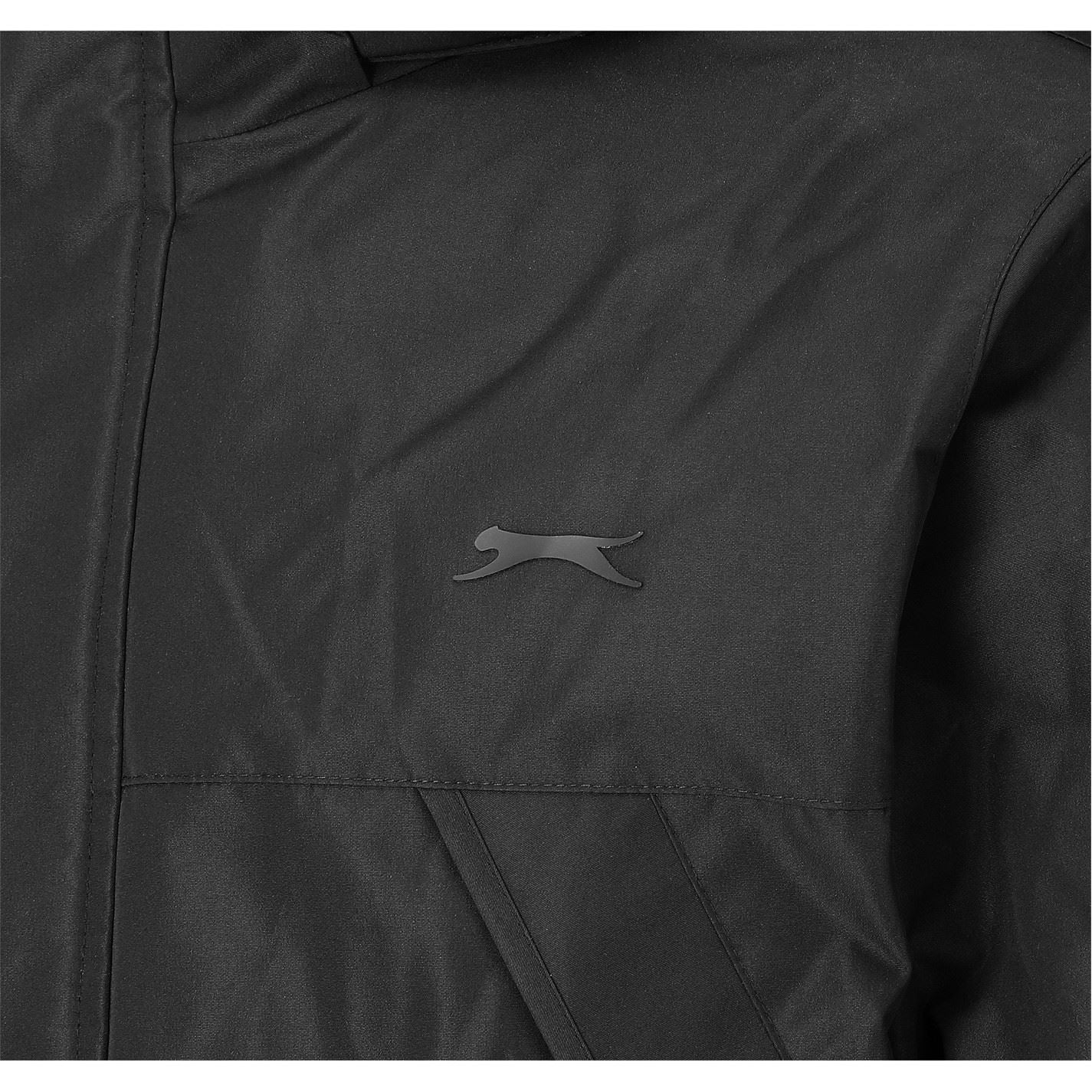 Slazenger Weather Water Resistant Detachable Hood Puffer Jacket