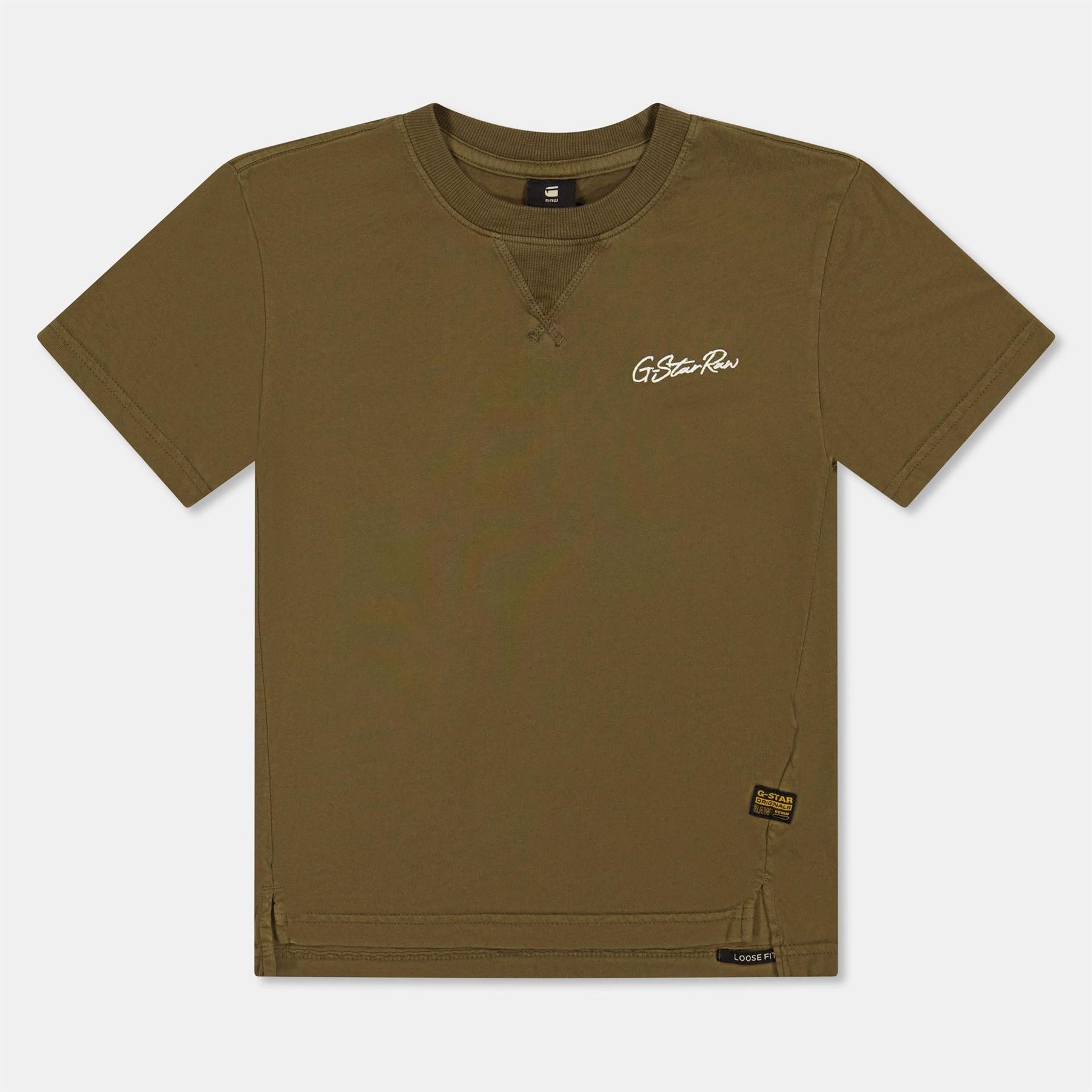 G Star Gstar Logo Regular Fit T-Shirt