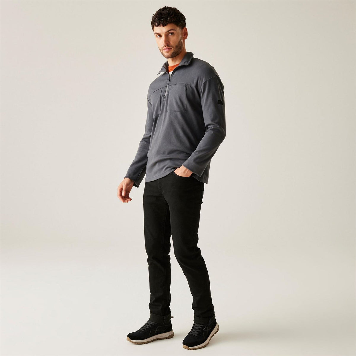 Regatta Funnel Neck High Collar Long Sleeve Warm Sweatshirt