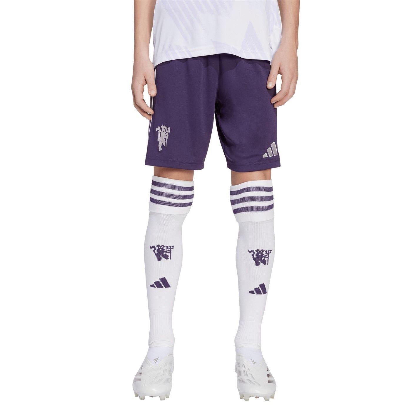 adidas Manchester United Away Shorts 2025 2026 Juniors