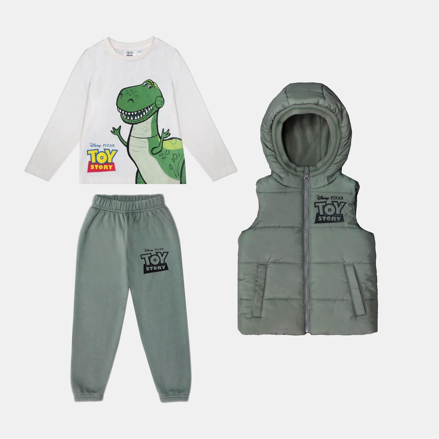 Character Kids Disney 3 Piece Fleece Lined Gilet