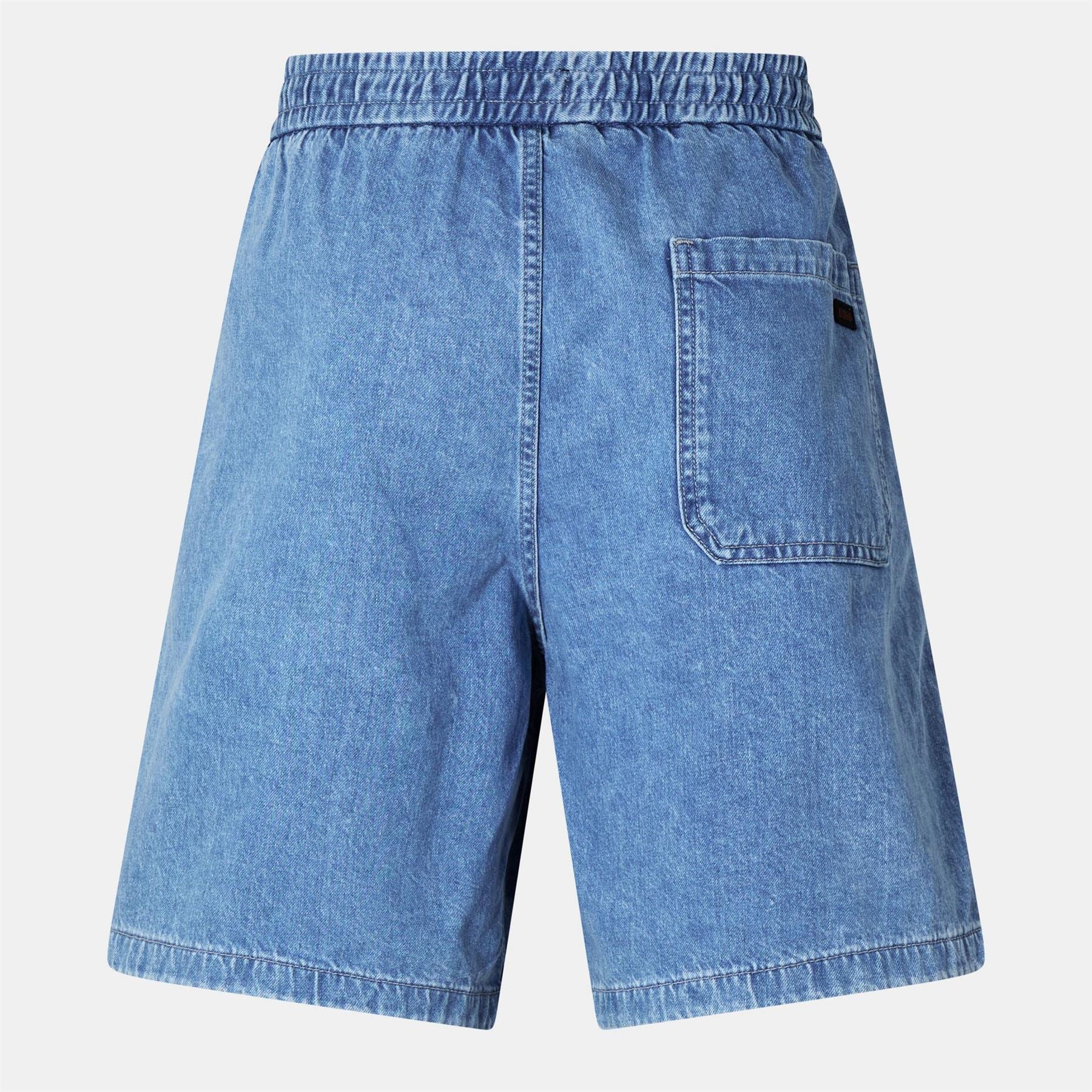 Boss Denim Bermuda Shorts with Metal Drawcord