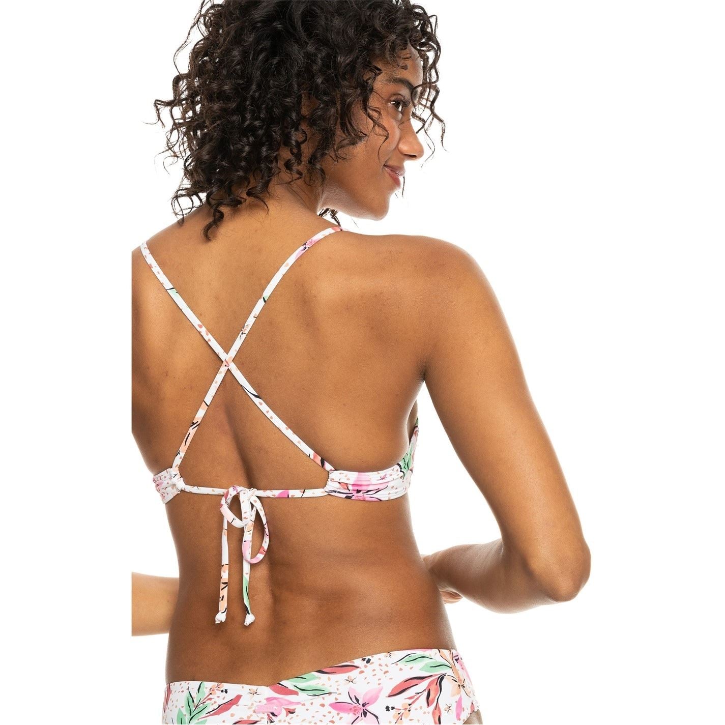 Roxy Floral Print Bikini Top
