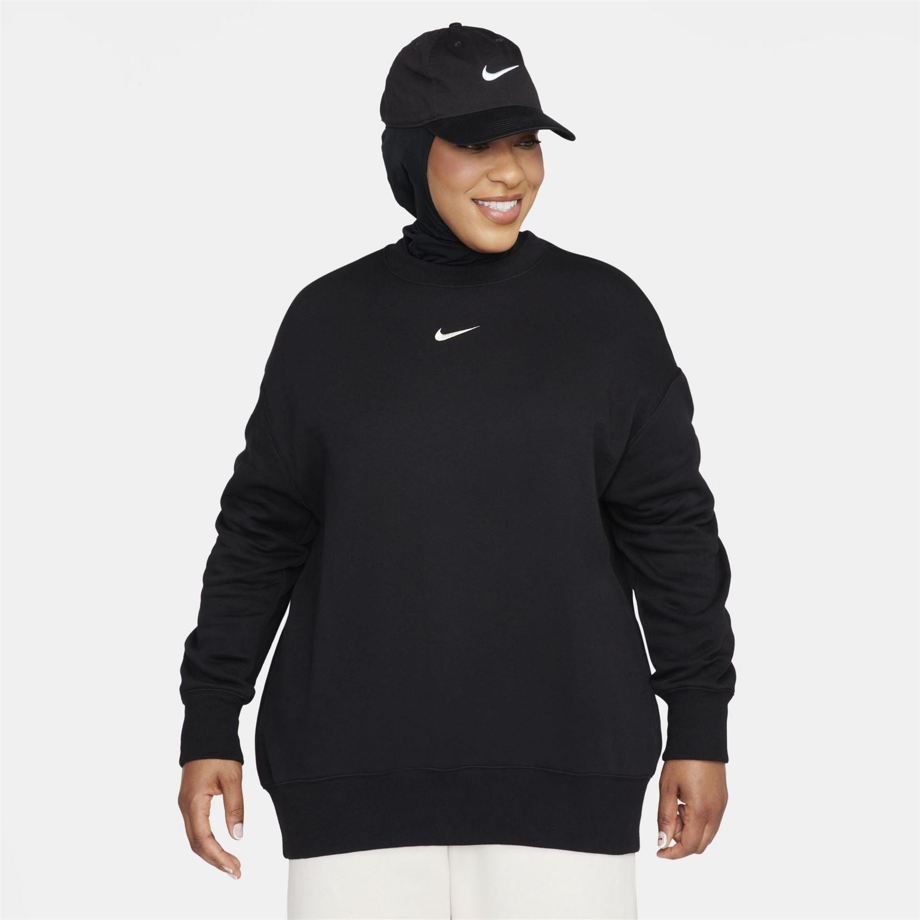 Nike Womens Sportswear Phoenix Fleece Oversized Crewneck Sweatshirt