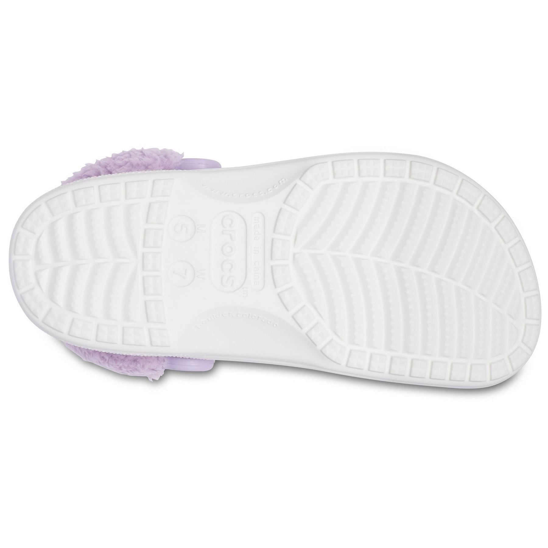 Crocs Baya Lined Fuzz Strap Closed Toe Clogs