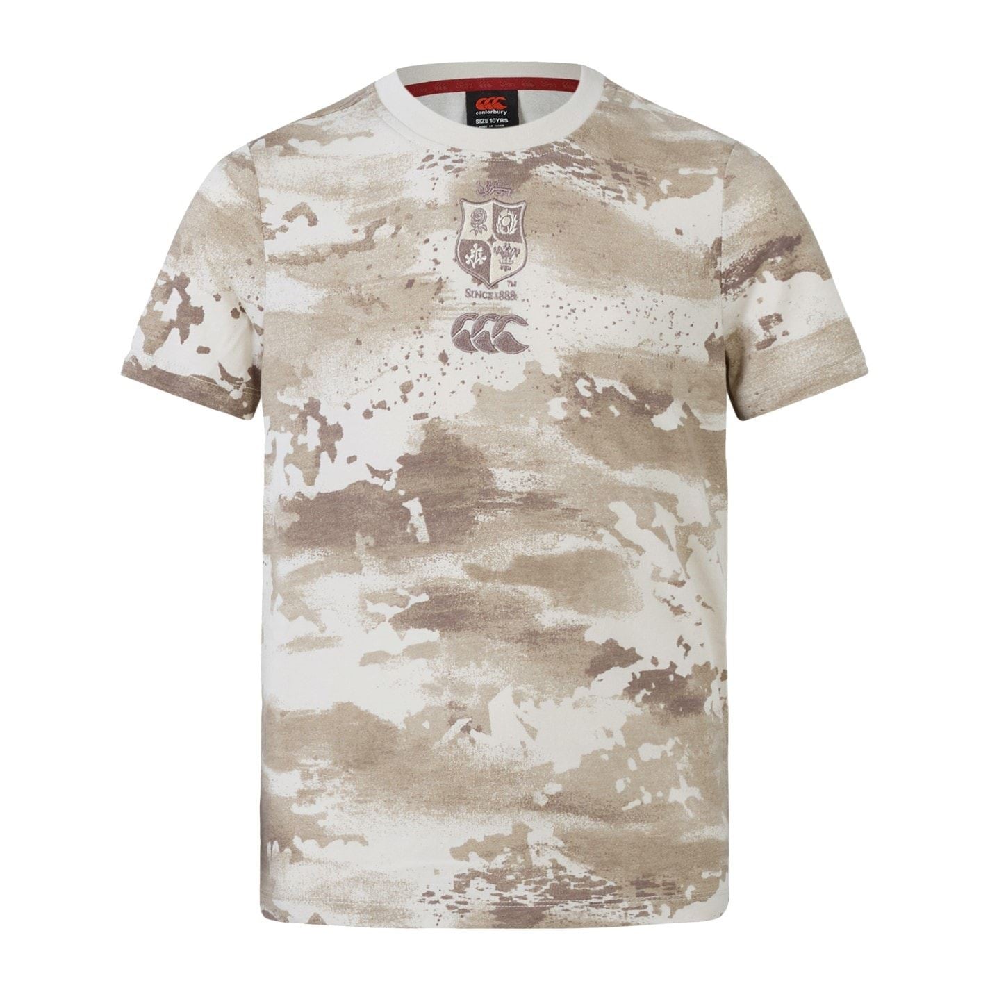 Canterbury British  And  Irish Lions Camo T-Shirt 2025 Juniors