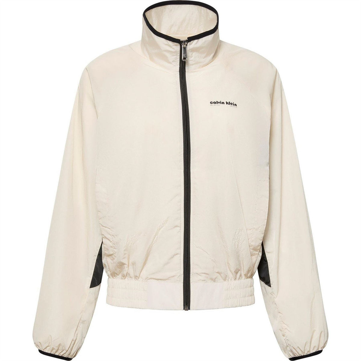 Calvin Klein Jeans Retro Track Funnel Neck Long Sleeve Windbreaker